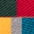1x gelb, 1x grün, 1x rot, 1x blau, 1x grau