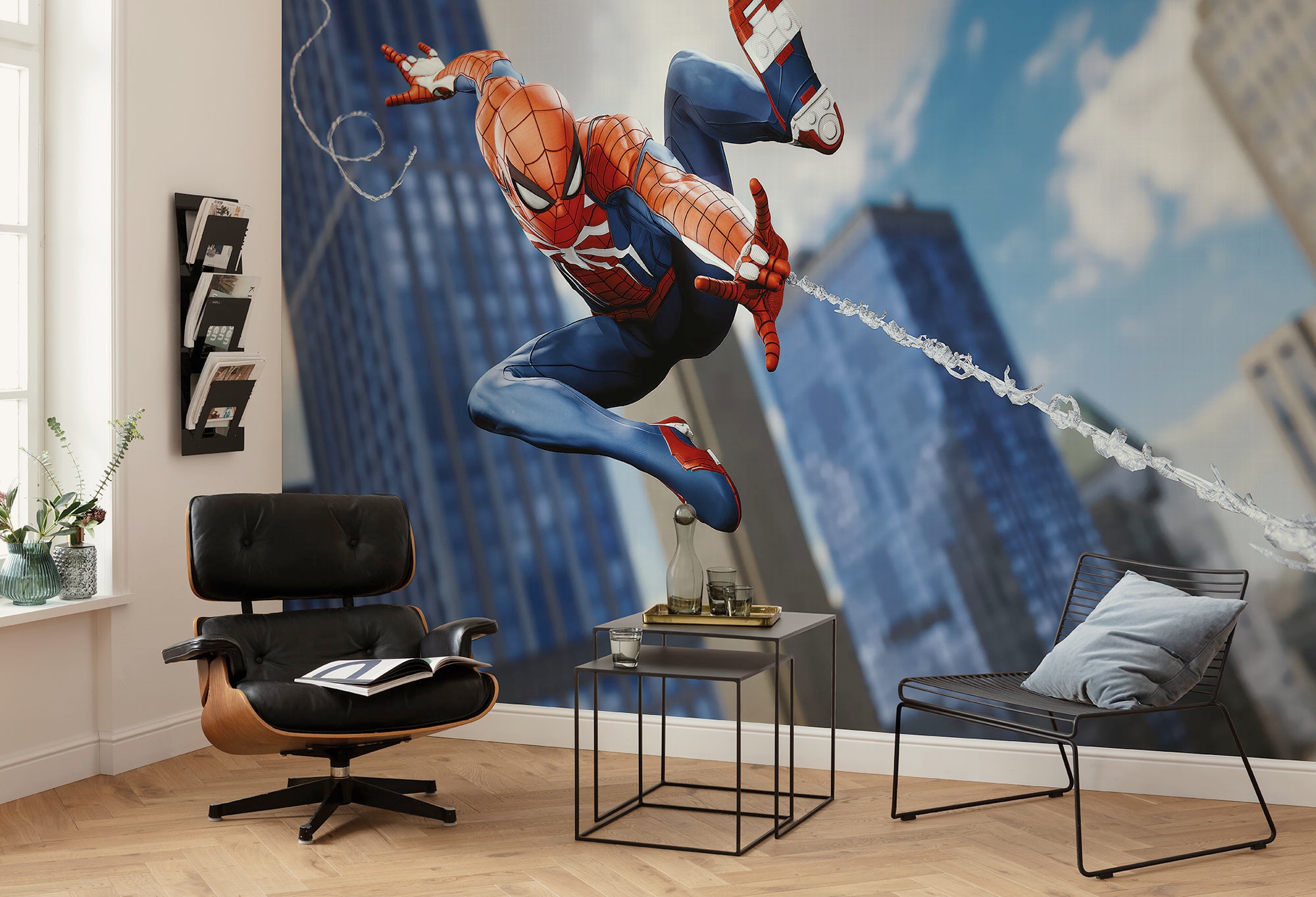 Image of Komar Kindertapete "Marvel Spider-Man Attack" bedruckt glatt