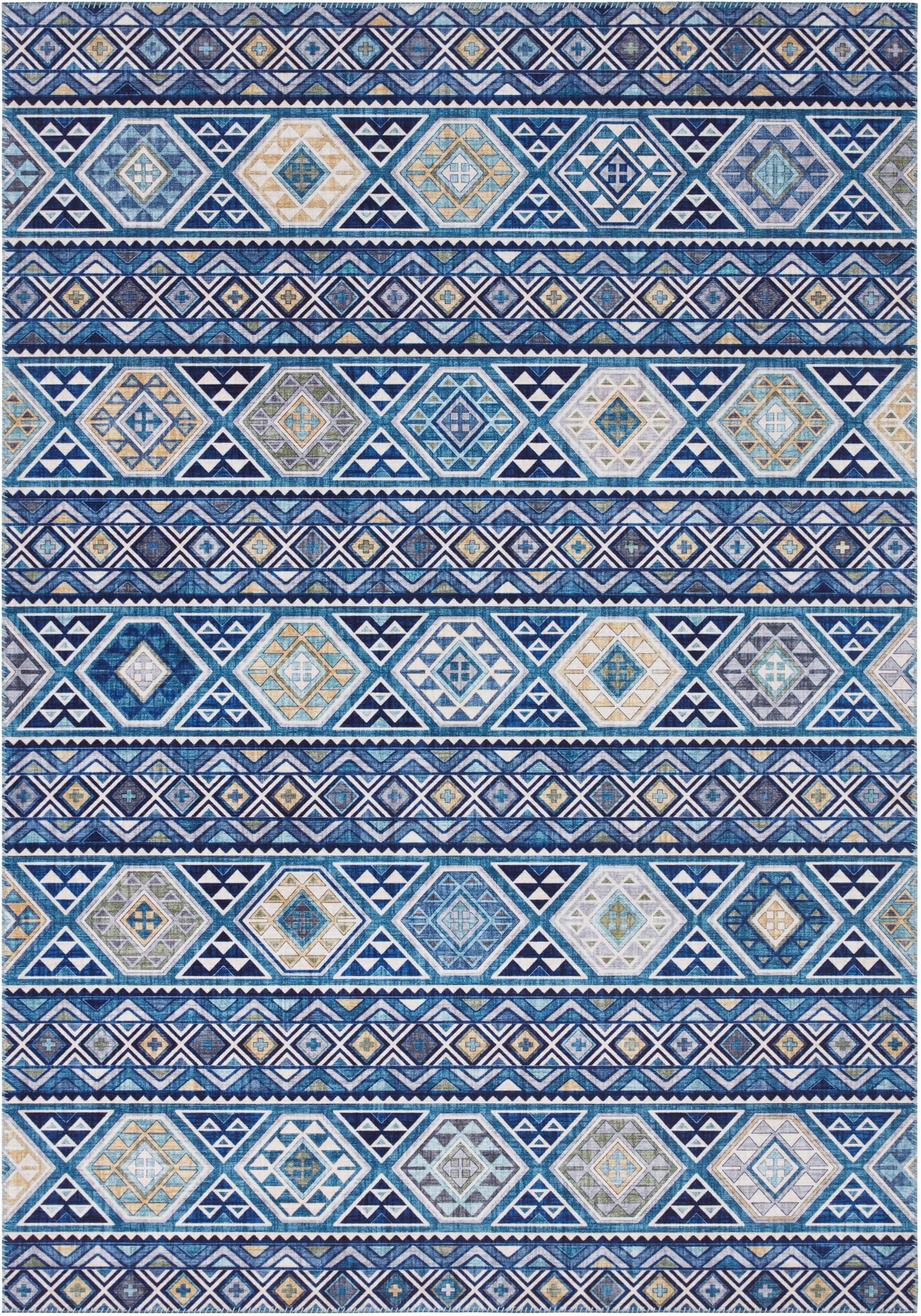 Image of ELLE DECORATION Teppich »Anatolian«, rechteckig, 5 mm Höhe, Orient Optik, Vintage Design, Wohnzimmer, Schlafzimmer, Robust, Pflegeleicht, gekettelt, kräftige Farben bei Ackermann Versand Schweiz