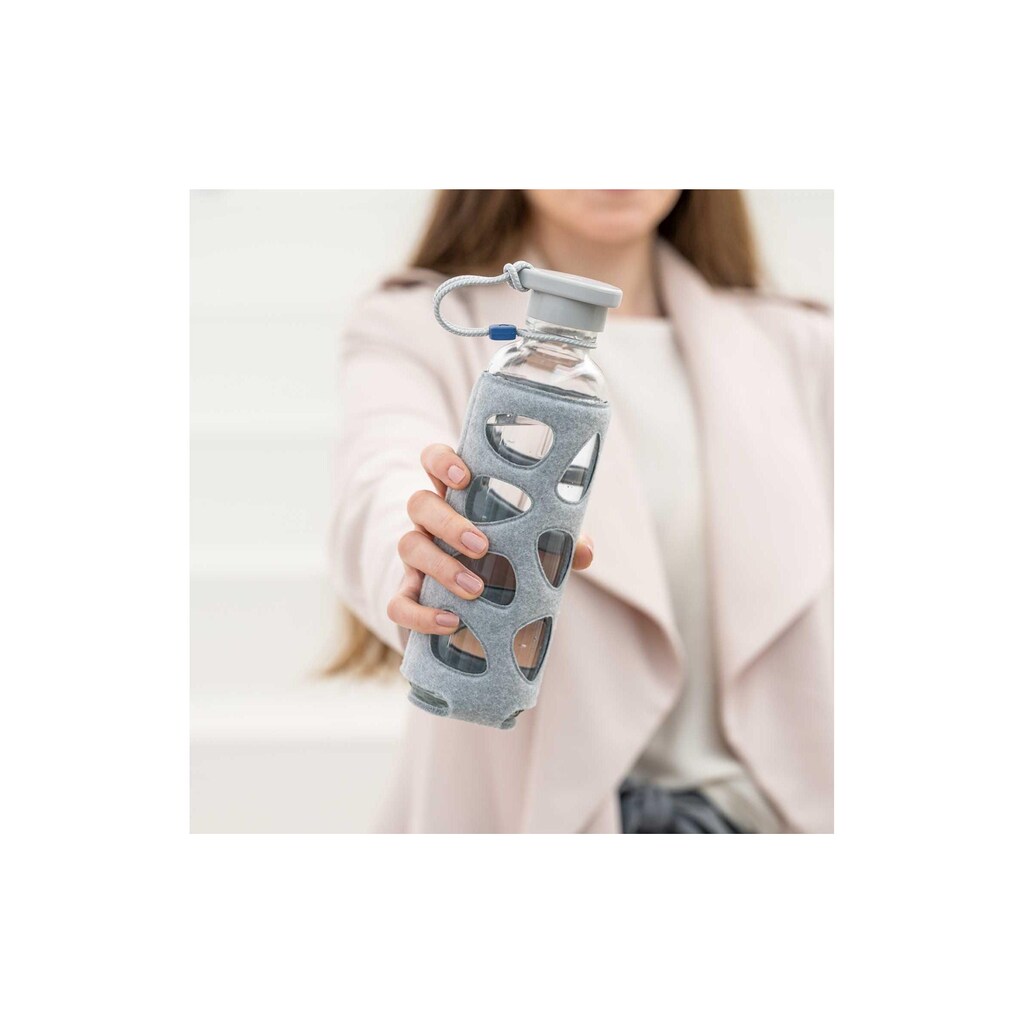 LEONARDO Trinkflasche »Style 0.5l hellgrau«
