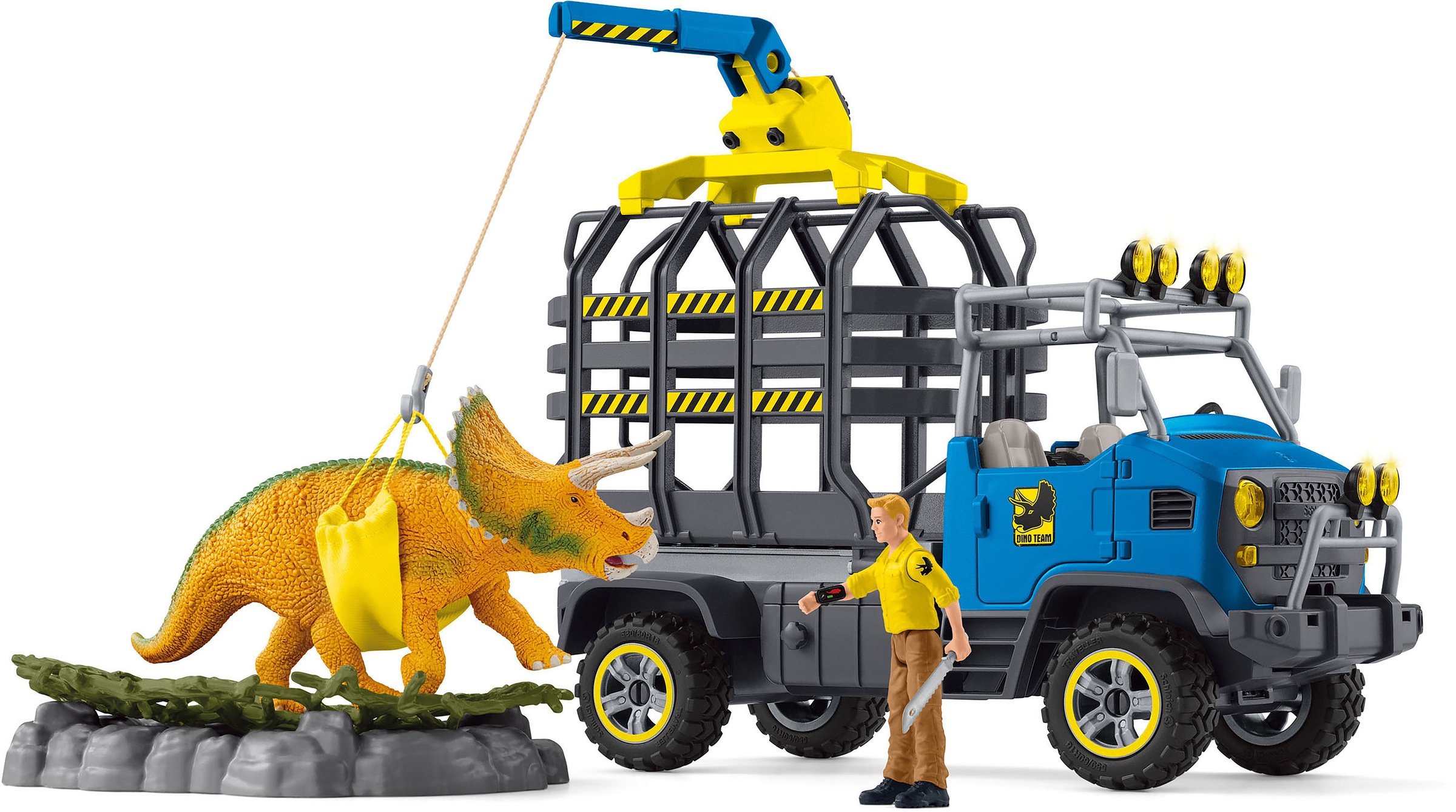 Image of Schleich Spielwelt "DINOSAURS, Dinosaurier Truck Mission (42565)"