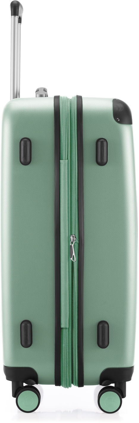 Hauptstadtkoffer Hartschalen-Trolley »Spree, 65 cm, mint«, 4 Rollen, Hartschalen-Koffer Koffer mittel gross Reisegepäck TSA Schloss