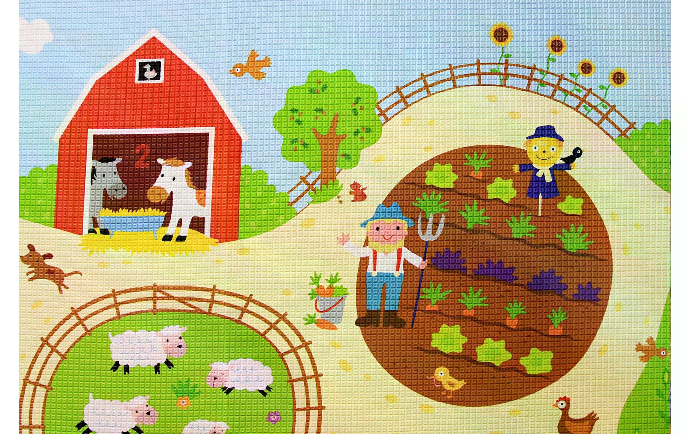 Dwinguler Spielmatte »Dwinguler Slim-Mat Busy Farm«