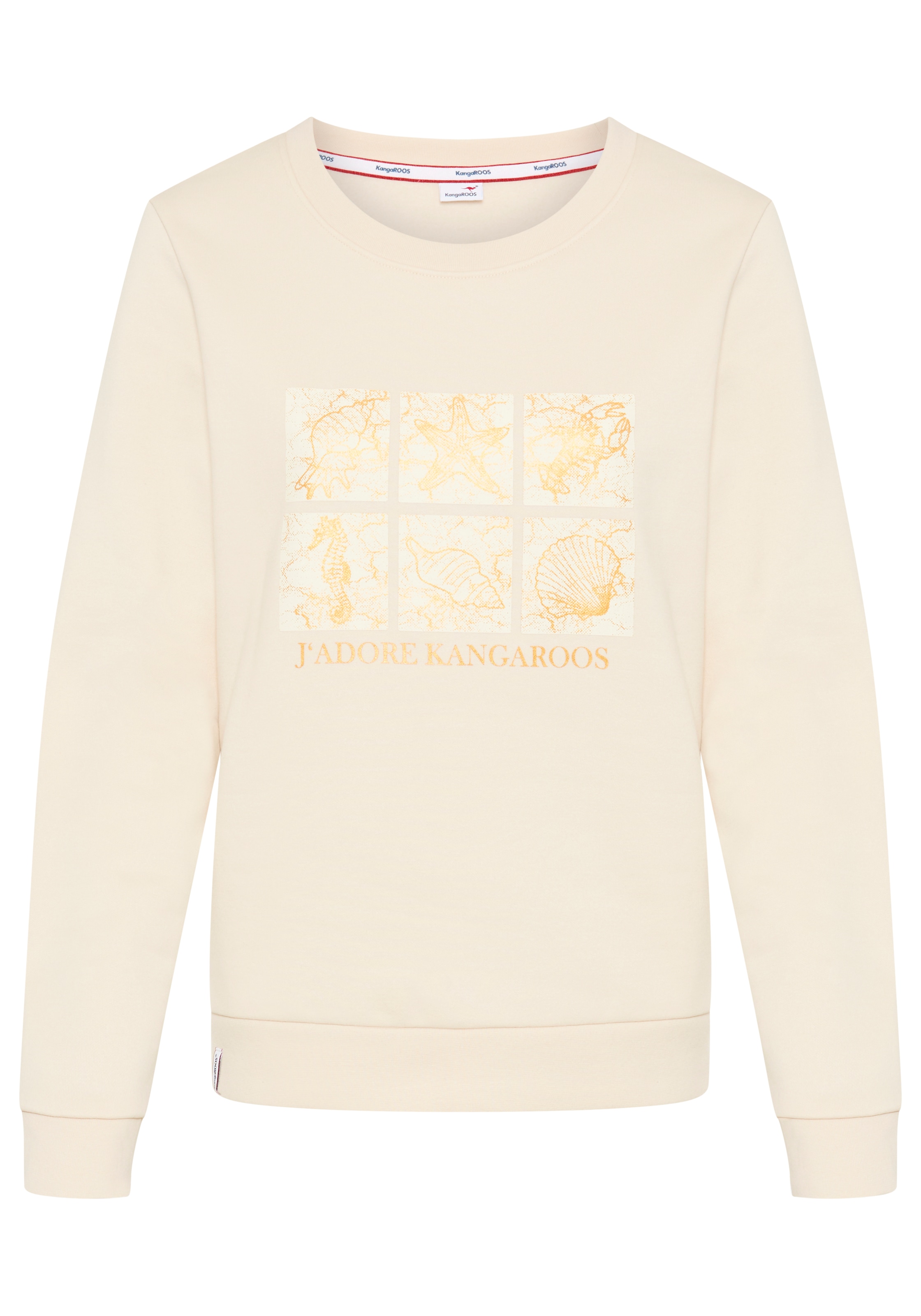 KangaROOS Sweatshirt , mit Frontdruck
