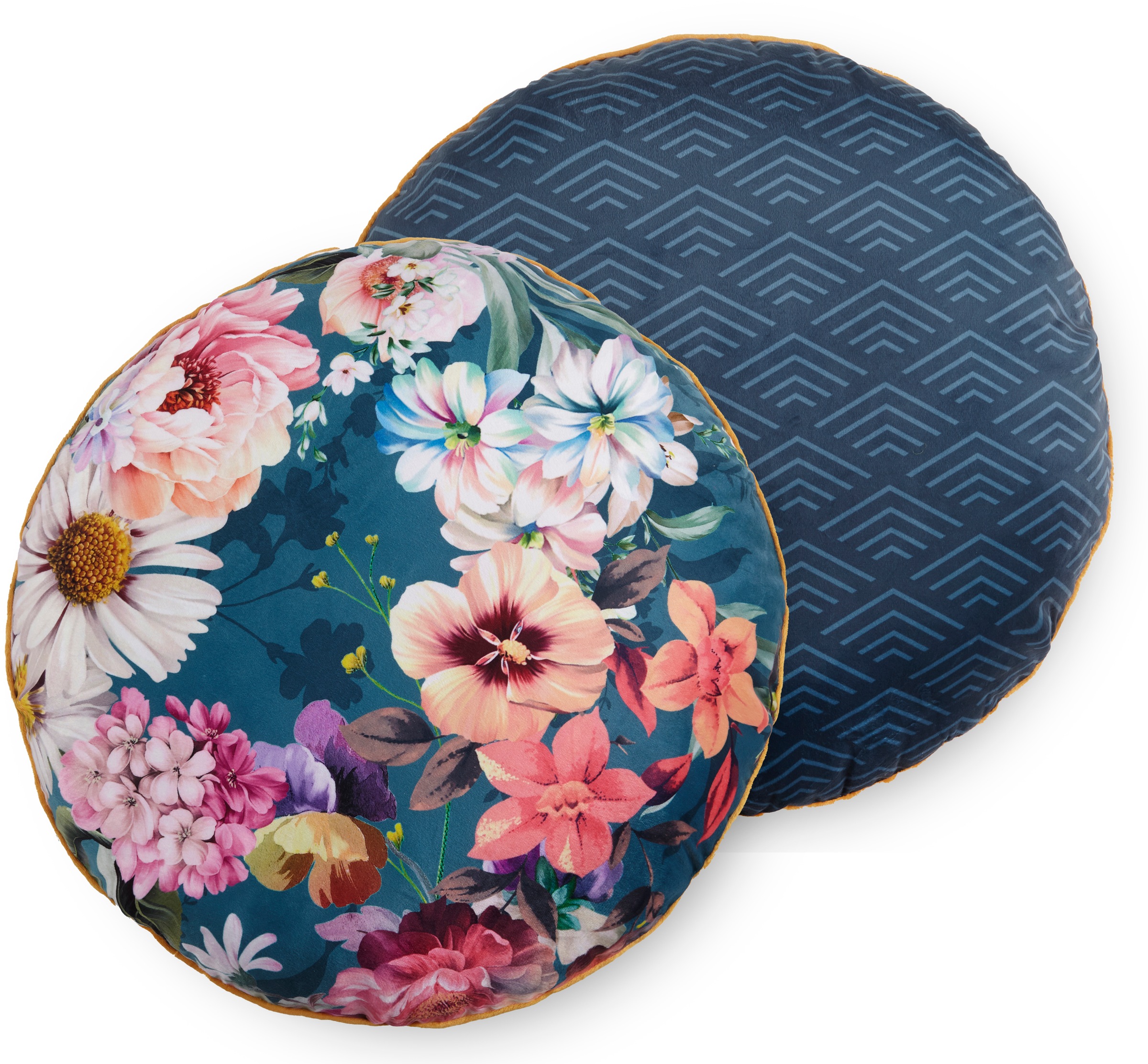 Image of Descanso Dekokissen »Novara«, (1 St., 1 55 cm rund Dekokissen-Mit Biese), Mit Biese bei Ackermann Versand Schweiz