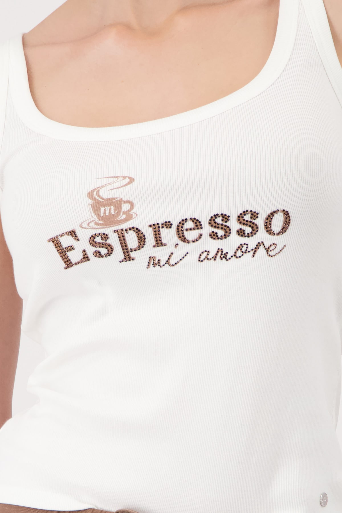 Monari Débardeur »Top Espresso« Regular fit mit Espresso-Print