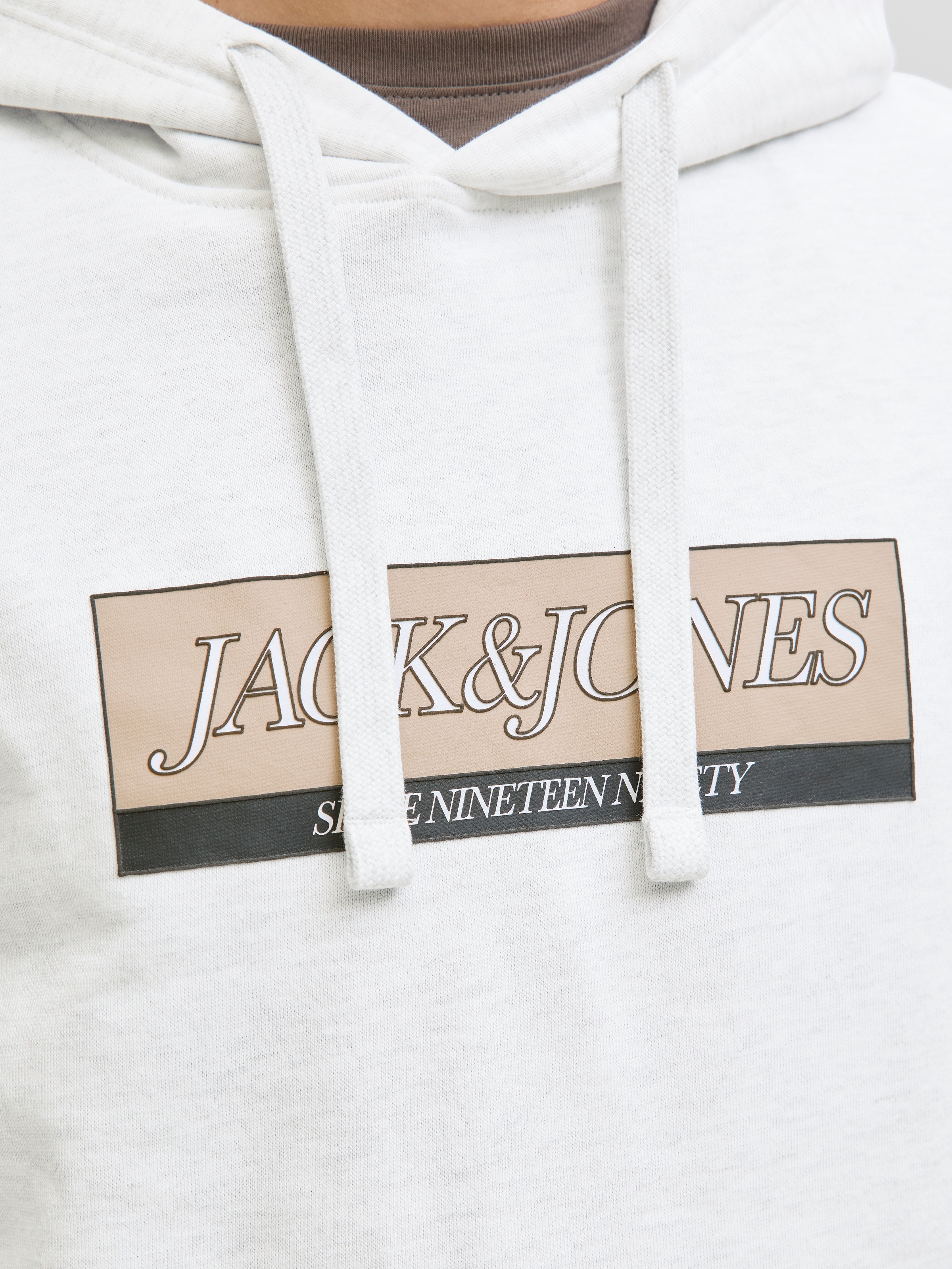 Jack & Jones Kapuzensweatshirt »JORINWOOD BLOCK BRANDING SWEAT HOOD«
