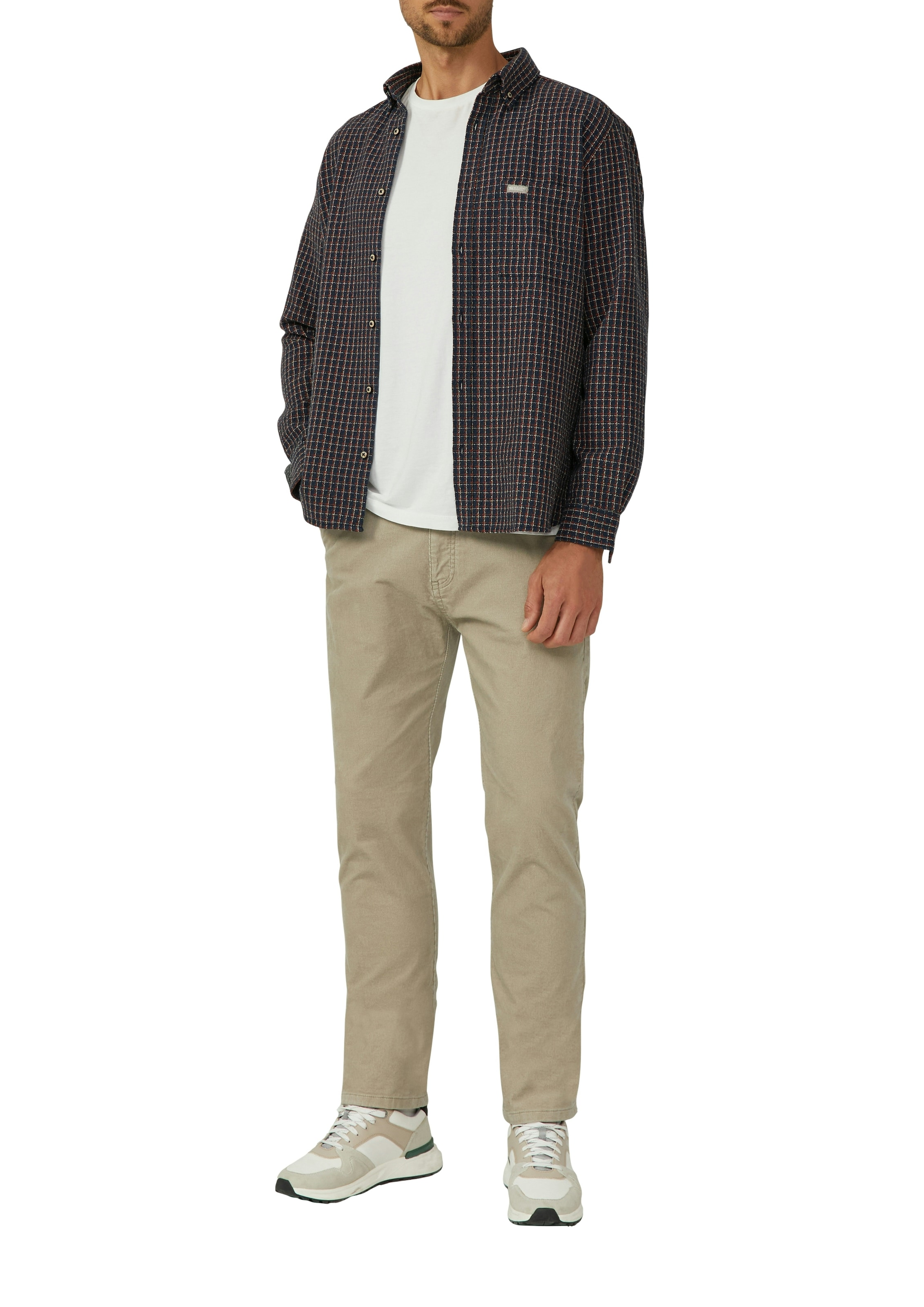 s.Oliver Pantalon en velours côtelé  avec stretch