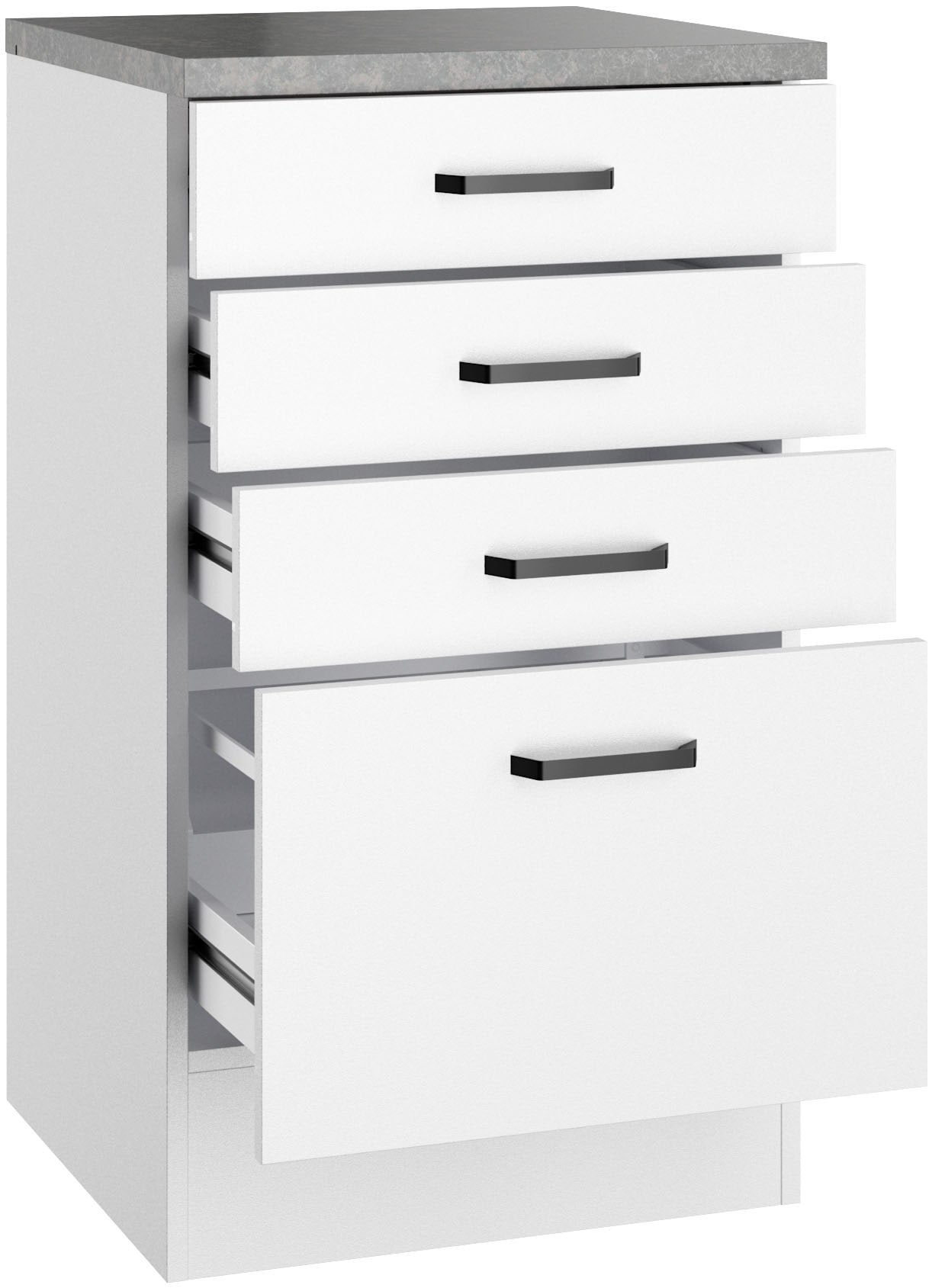 OPTIFIT Unterschrank »OPTImulti« Breite 50 cm, Tiefe 50 cm, mit 3 Schubkästen, 1 Auszug