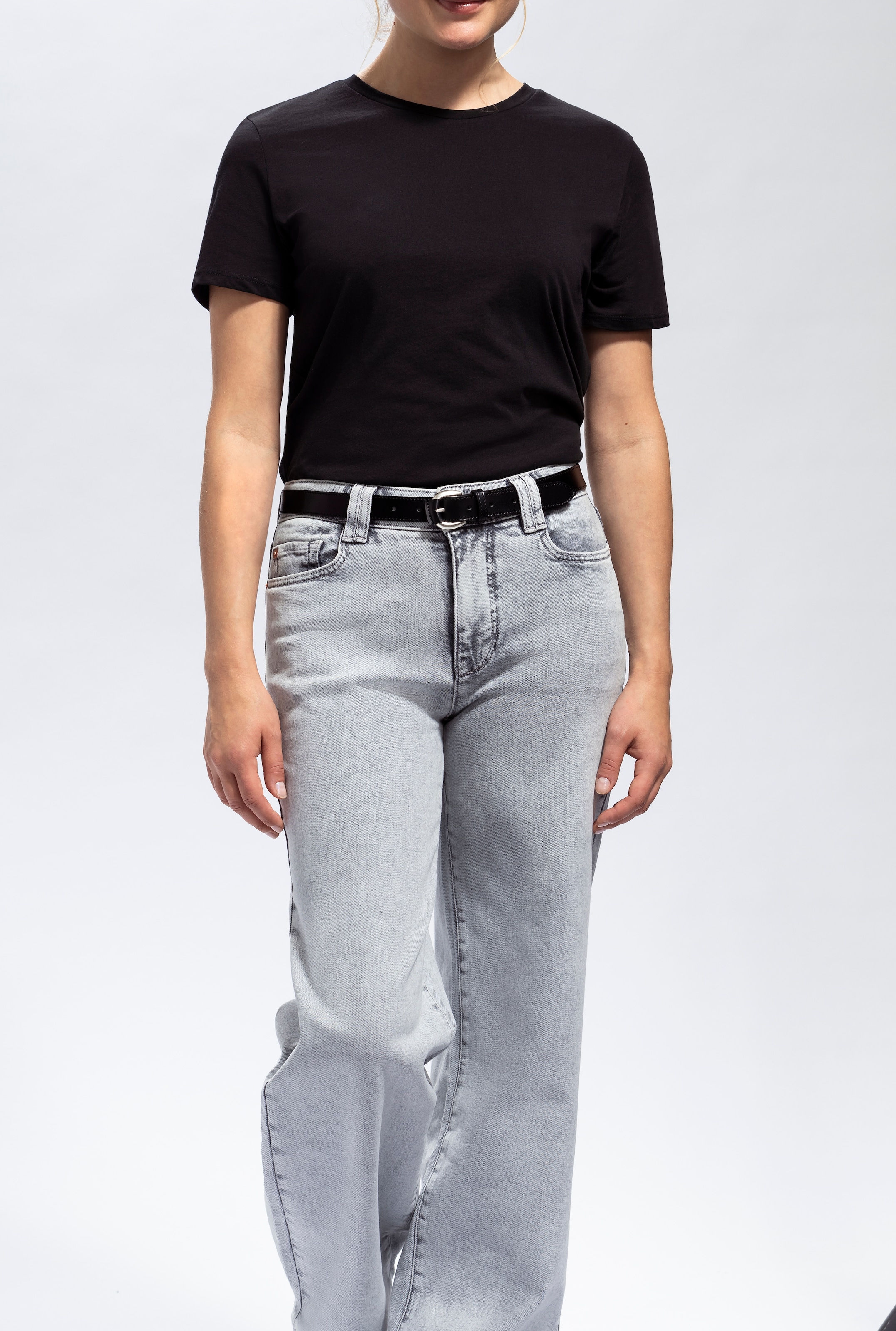 Tamaris Ceinture en cuir aus Leder teilbezogene Dornschliesse