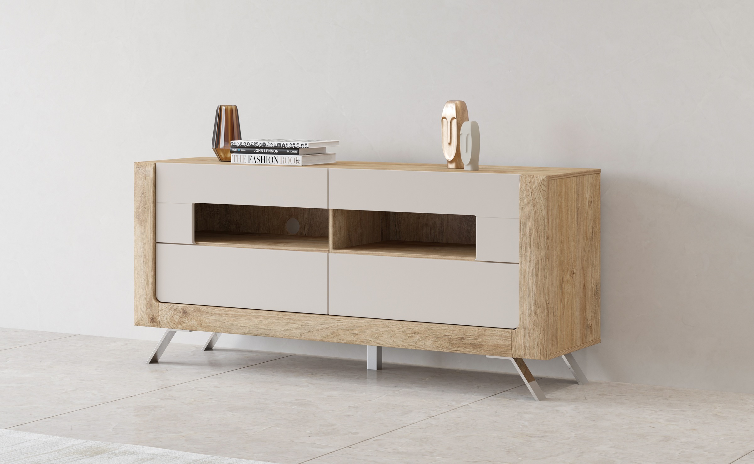 Image of Home affaire Lowboard "Kasai" Breite 160,5 cm, mit 2 Schubladen