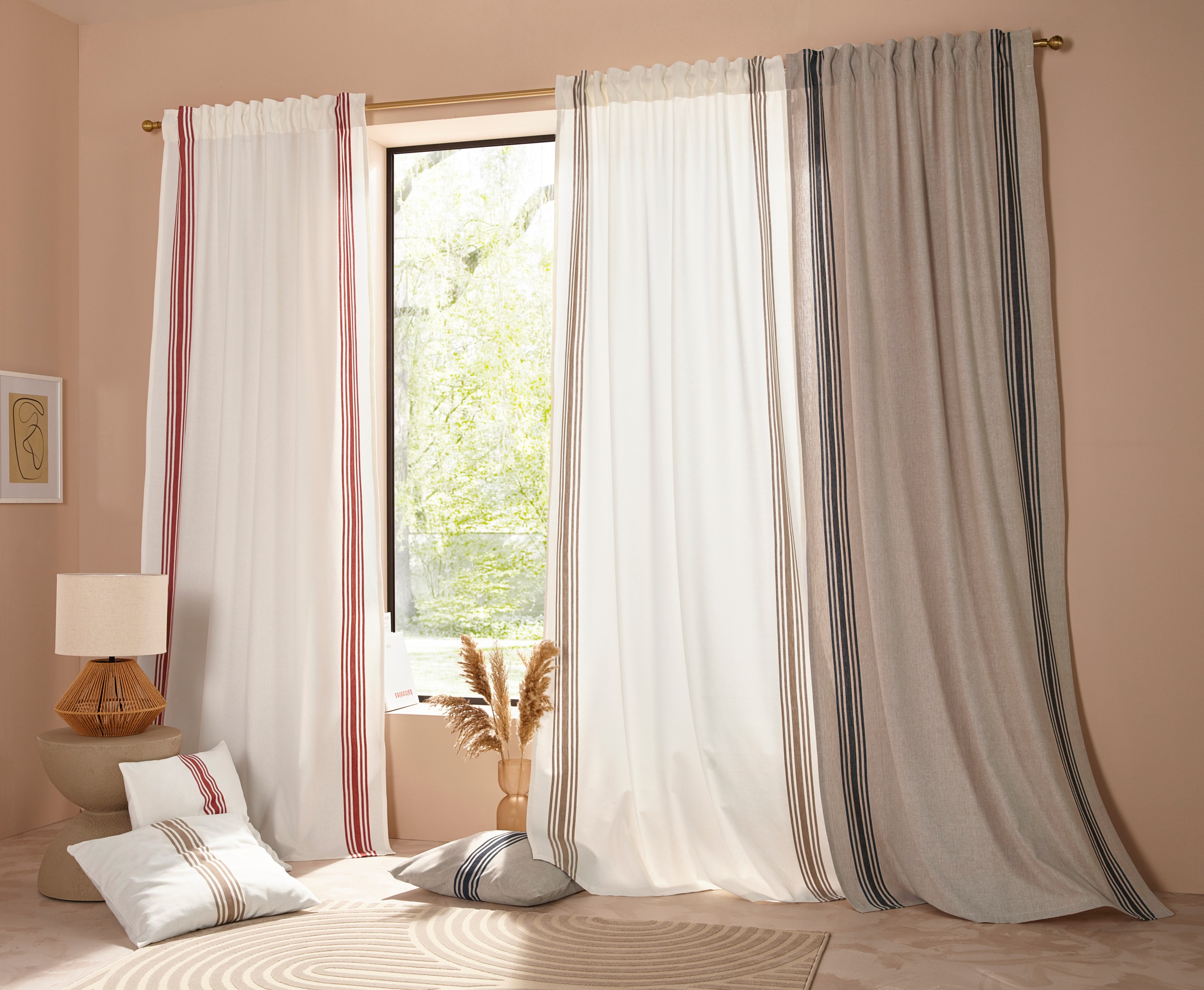 Image of LeGer Home by Lena Gercke Gardine »Rahel«, (1 St.), blickdicht, gewebt, verschiedene Grössen bei Ackermann Versand Schweiz