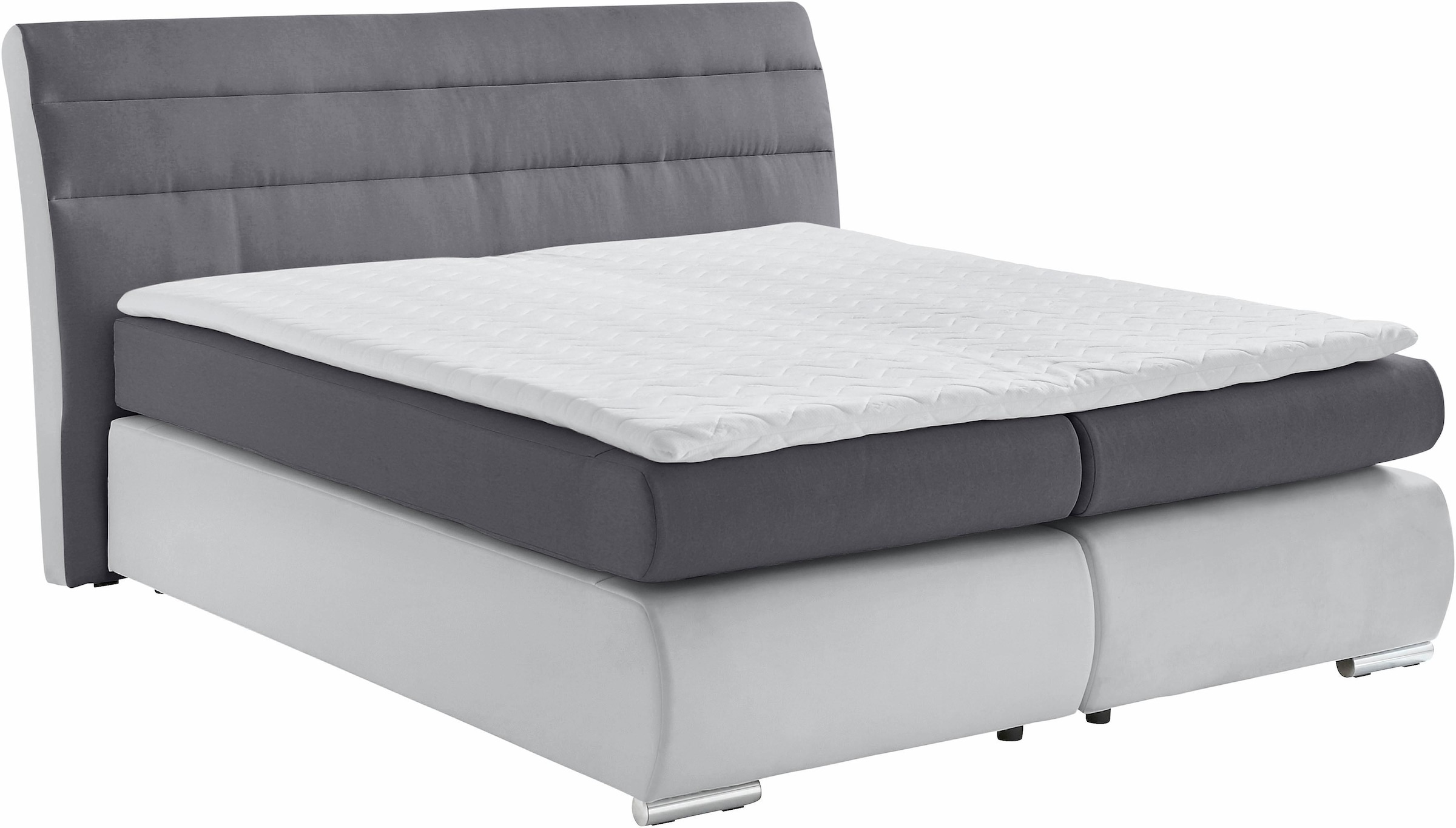 Places of Style Boxspringbett »Luna«, bis zu 3 Härtegrade, incl. Topper