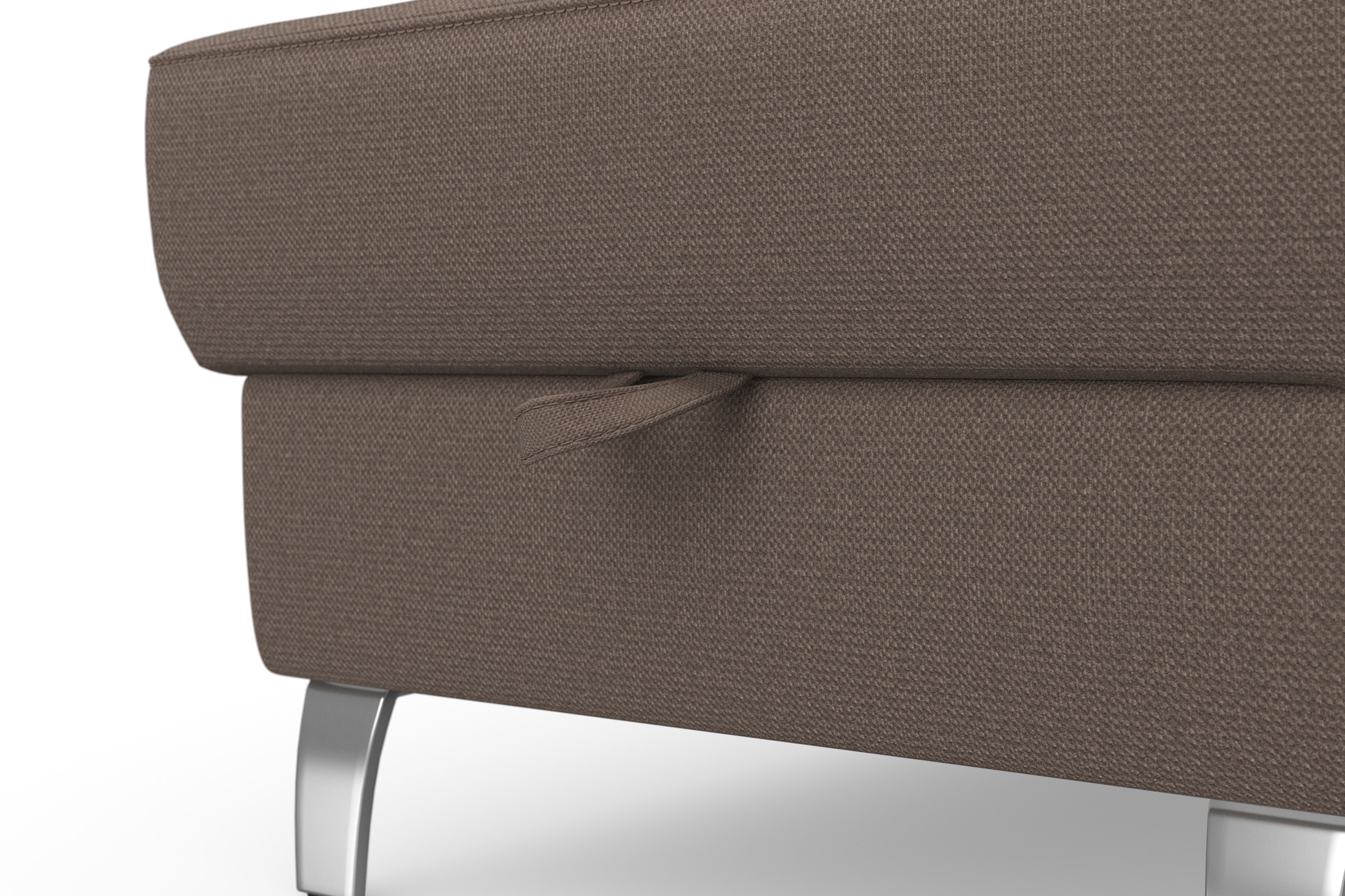 sit&more Ecksofa »Visby L-Form«, wahlweise mit Bettfunktion und Bettkasten, frei im Raum stellbar