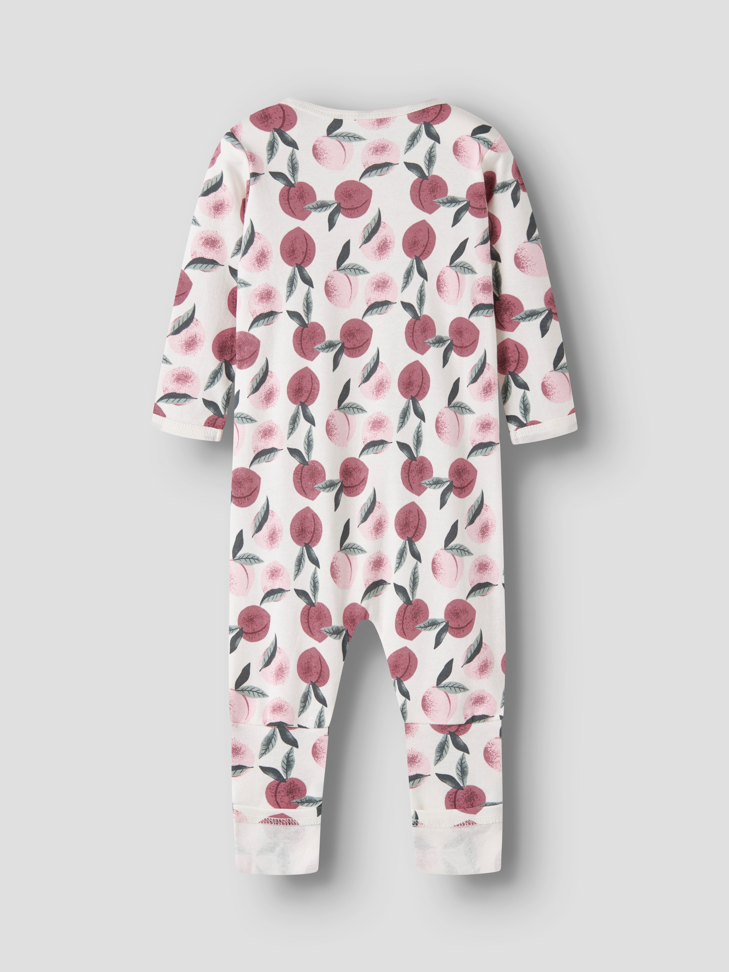 Name It Pyjama »NBFNIGHTSUIT ZIP FF PEACHES NOOS« en jersey, coupe ample, avec fermeture éclair, pour filles