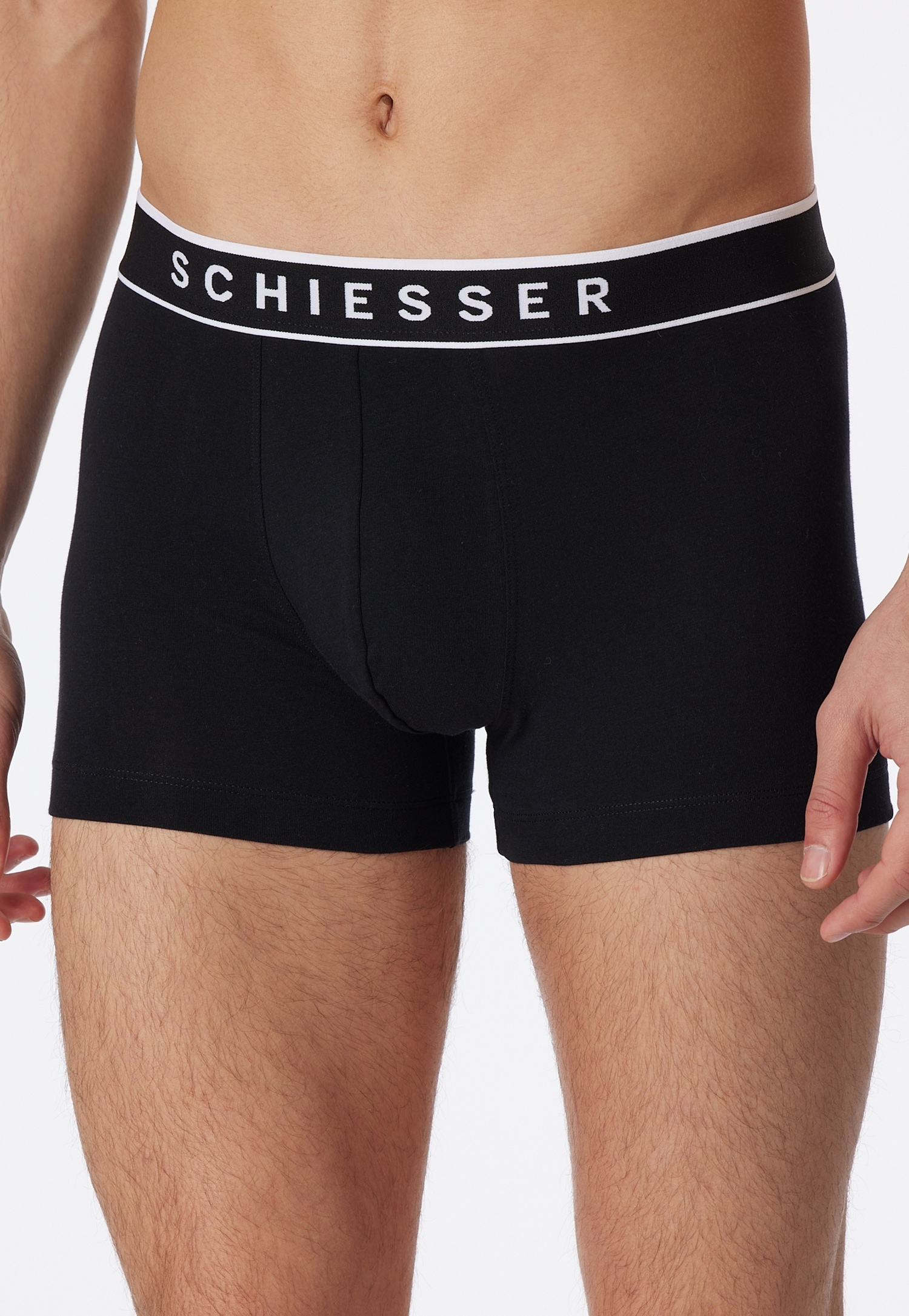 Schiesser Boxershorts »95/5 Multipacks«, (5er Pack), Baumwollmischung, ohne Eingriff, elastischer Bund