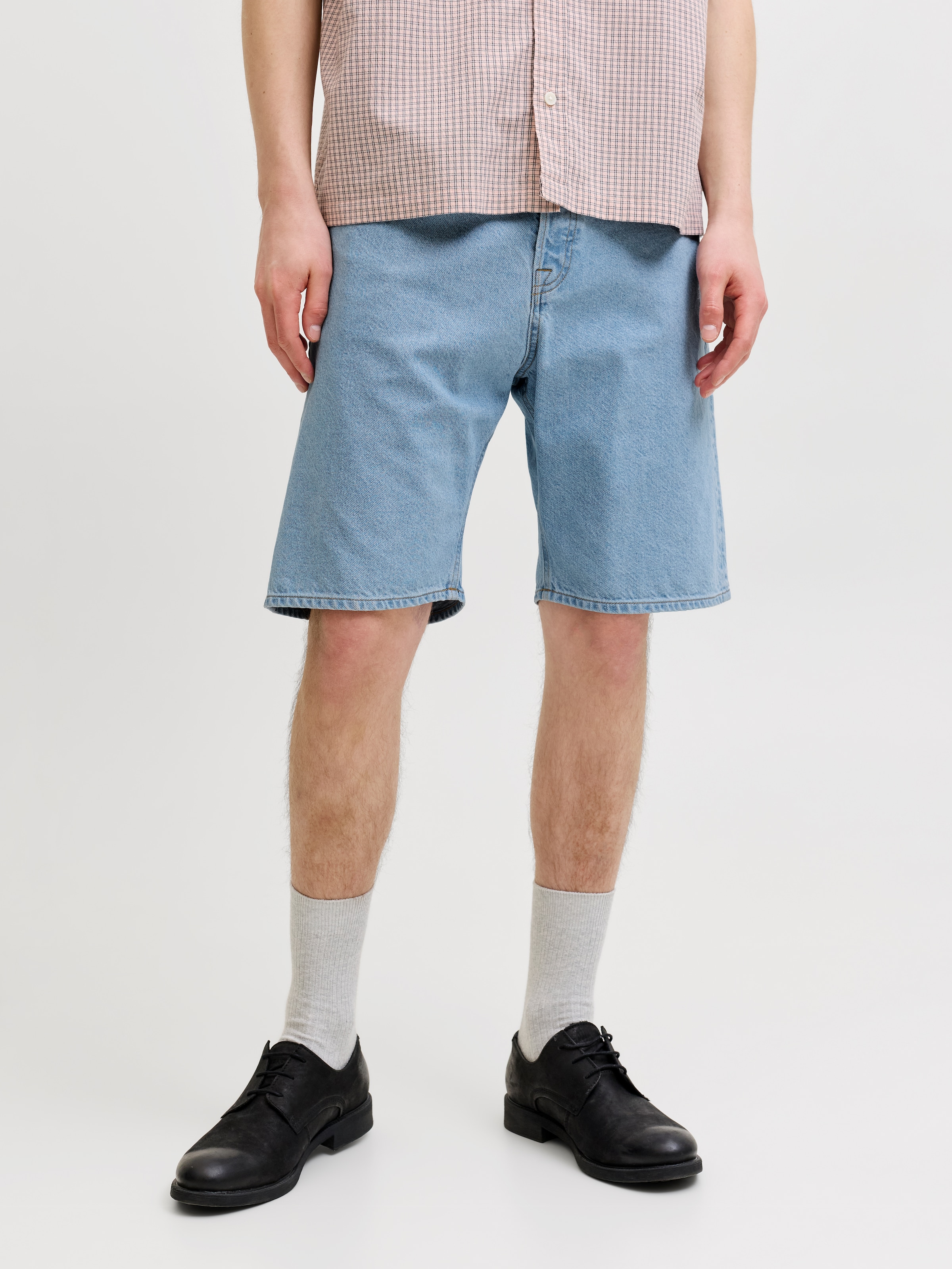 Jack & Jones Short en jean »JJIALEX JJORIGINAL SHORT« coton, taille haute, coupe ample