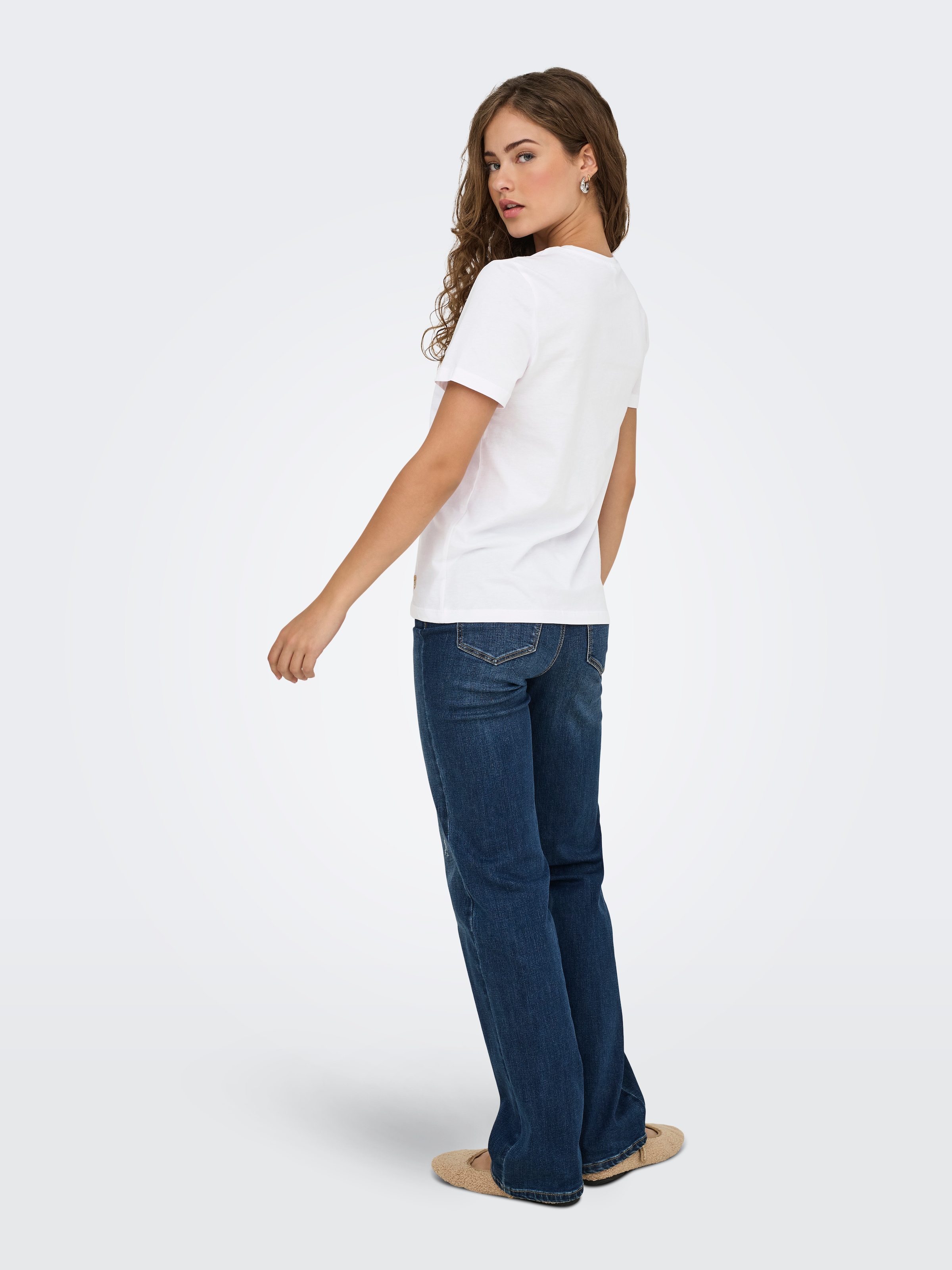 ONLY Kurzarmshirt »ONLKETTY LIFE S/S O-NECK TOP JRS NOOS«