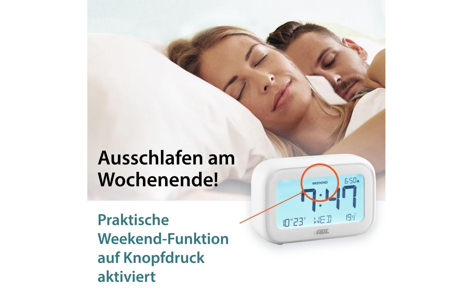 ADE Wecker »mit Temperaturanzeige«