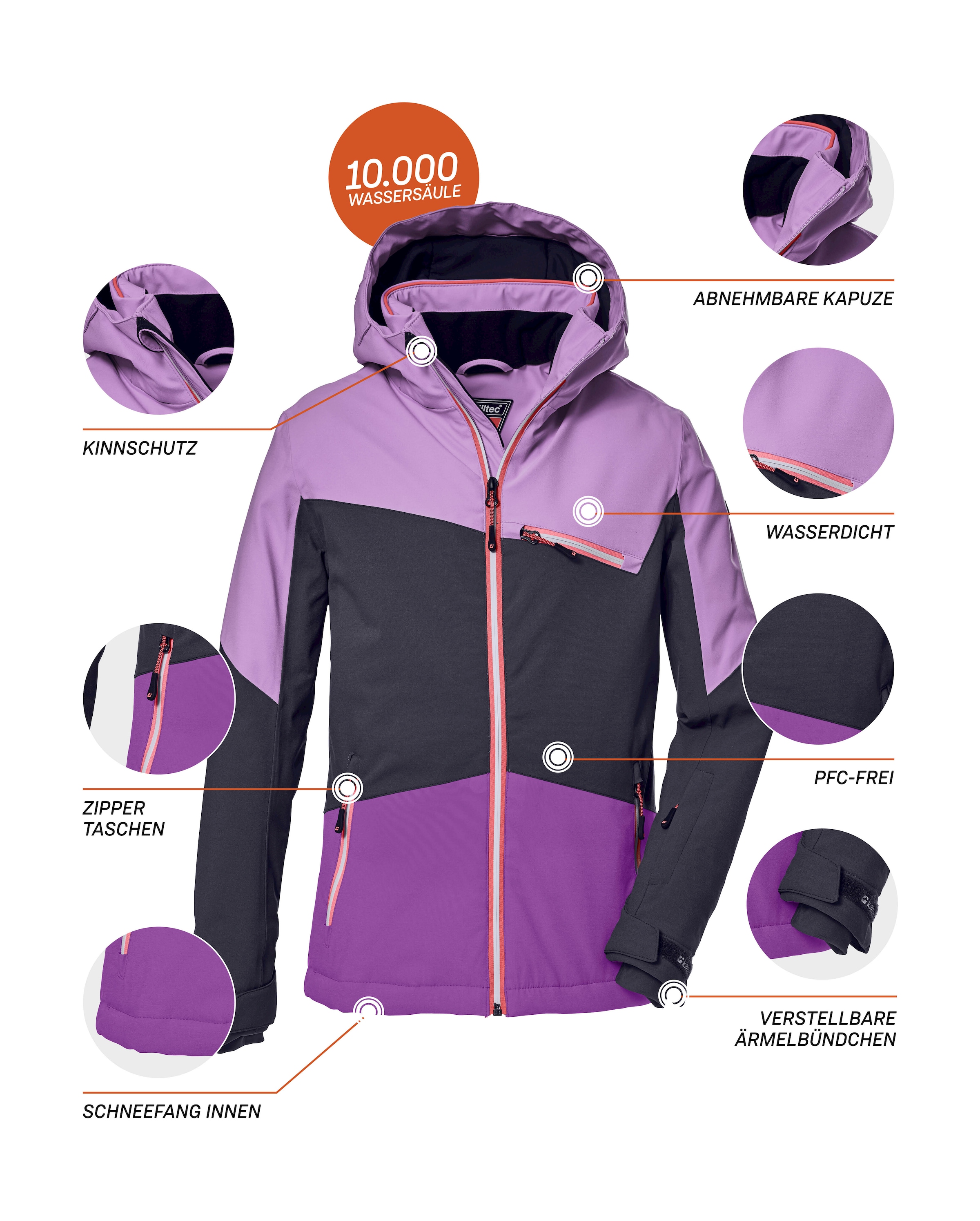 Killtec Skijacke »KSW 182 GRLS SKI JCKT«