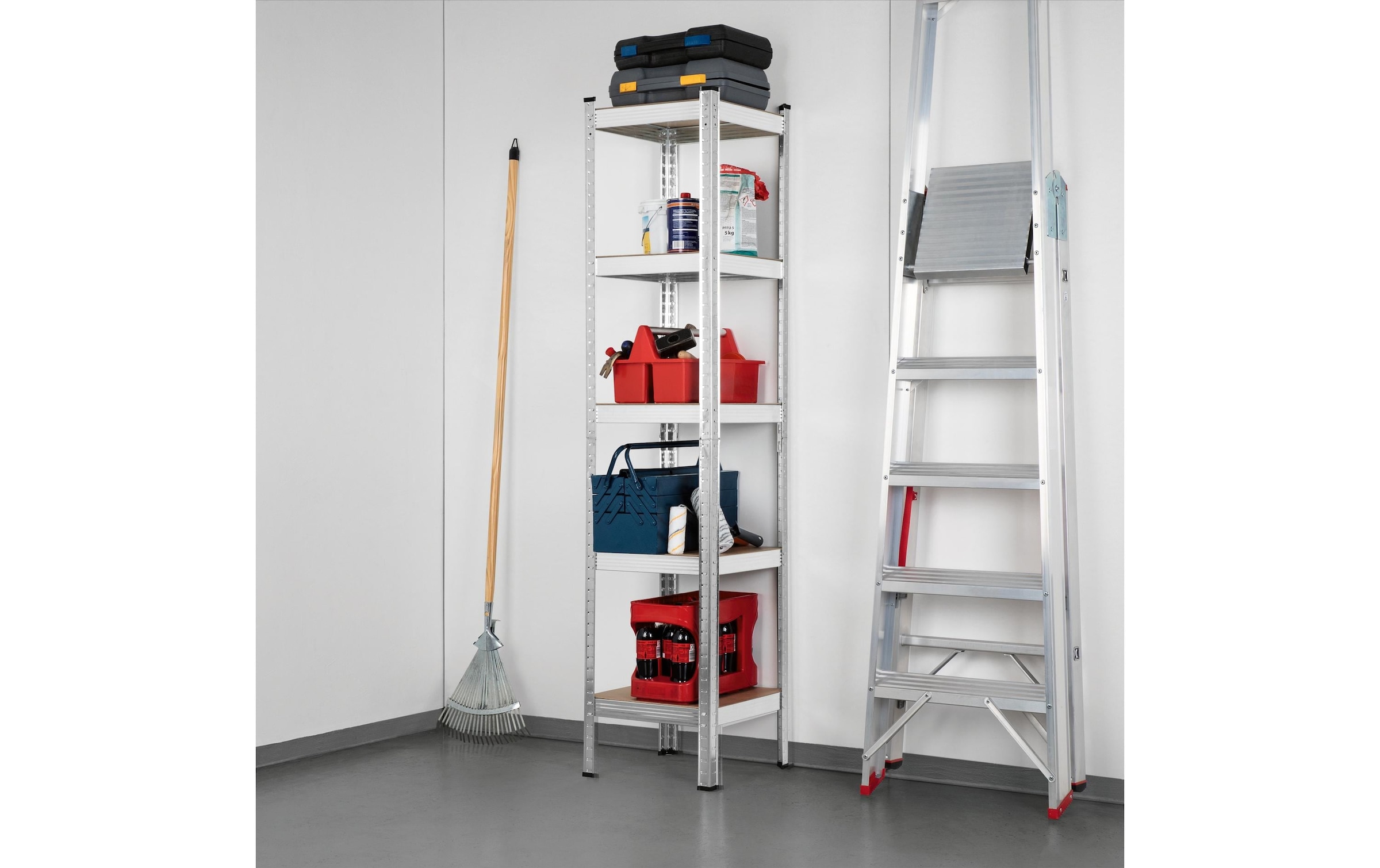 EASYmaxx Schwerlastregal »180 x 40 x 40 cm«