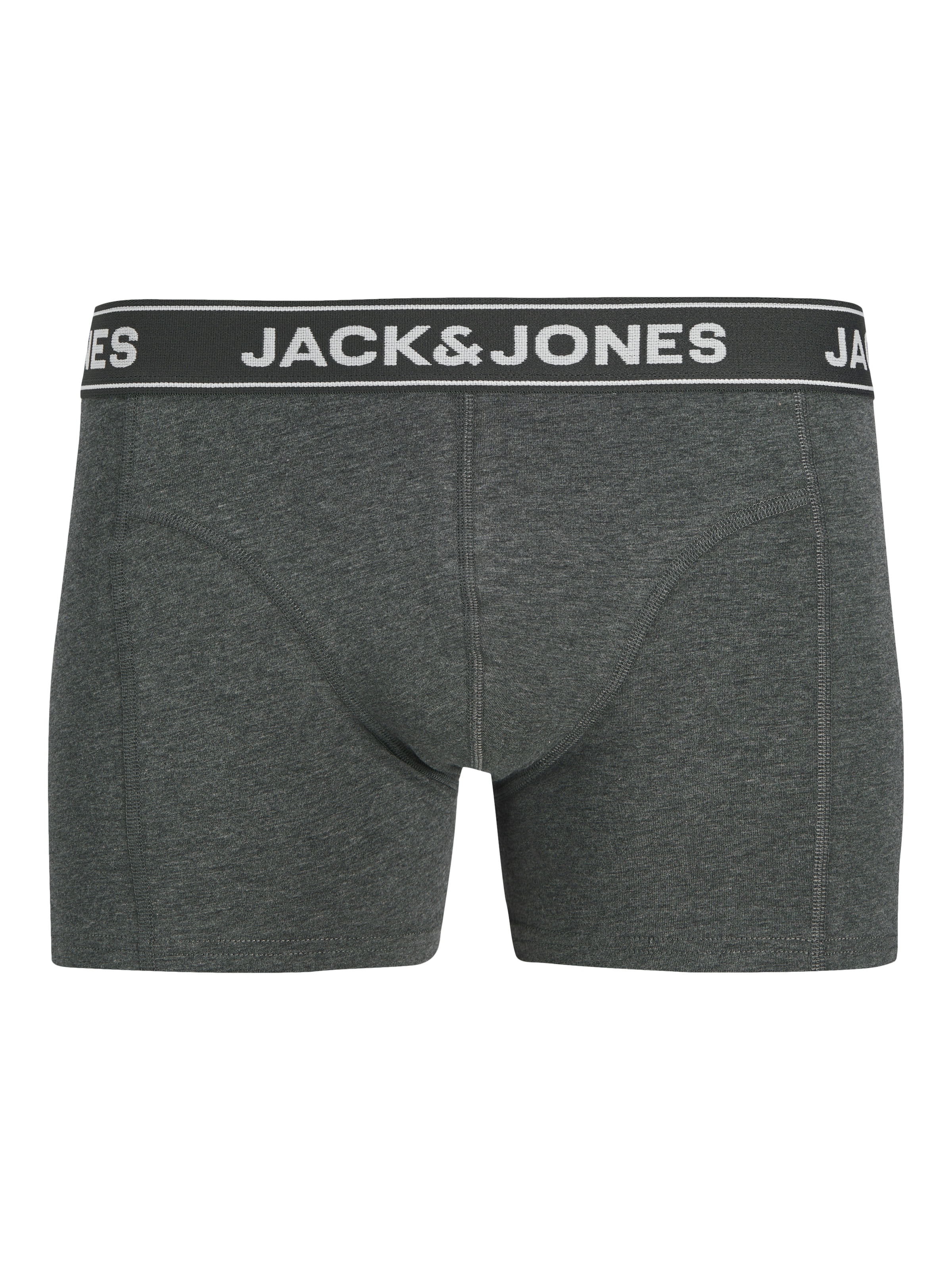 Jack & Jones Tronc »JACBLACK – Boxershorts mit Stretch, Jersey und mittlerer Taille« Packung, 3 cuis unifarben, modisch, regular fit, Jersey