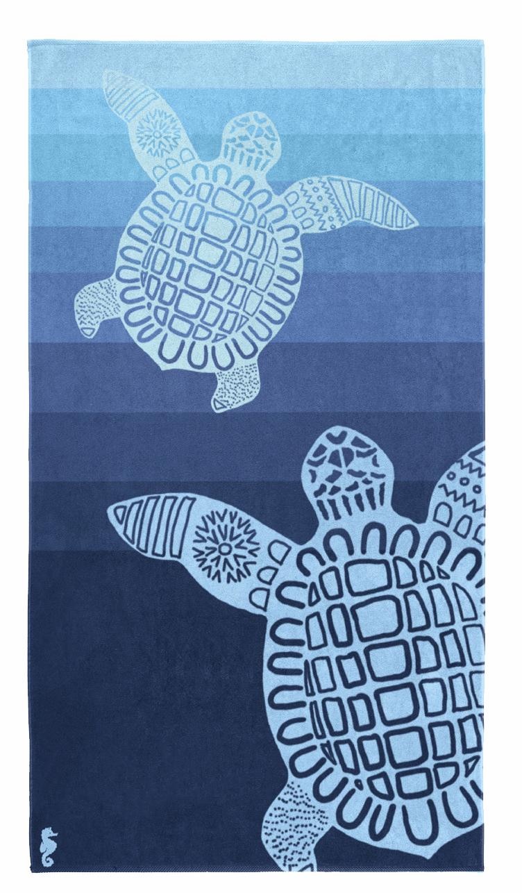 Höchste Beliebtheit 2024 Seahorse Strandtuch Motiv bequem St.), mit Schildkröten (1 »Turtle«, kaufen