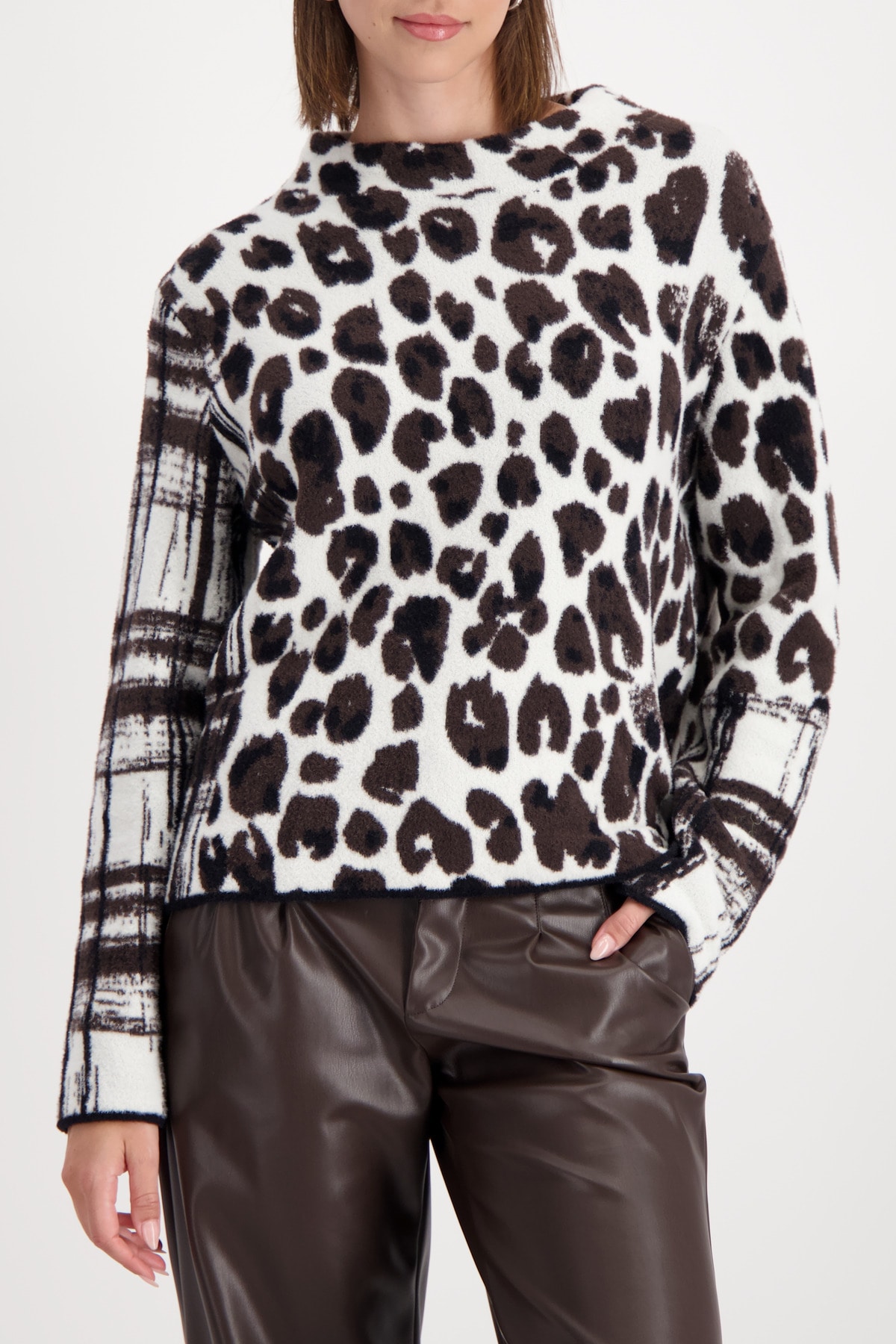 Image of Monari Strickpullover Regular fit mit Stehkragen