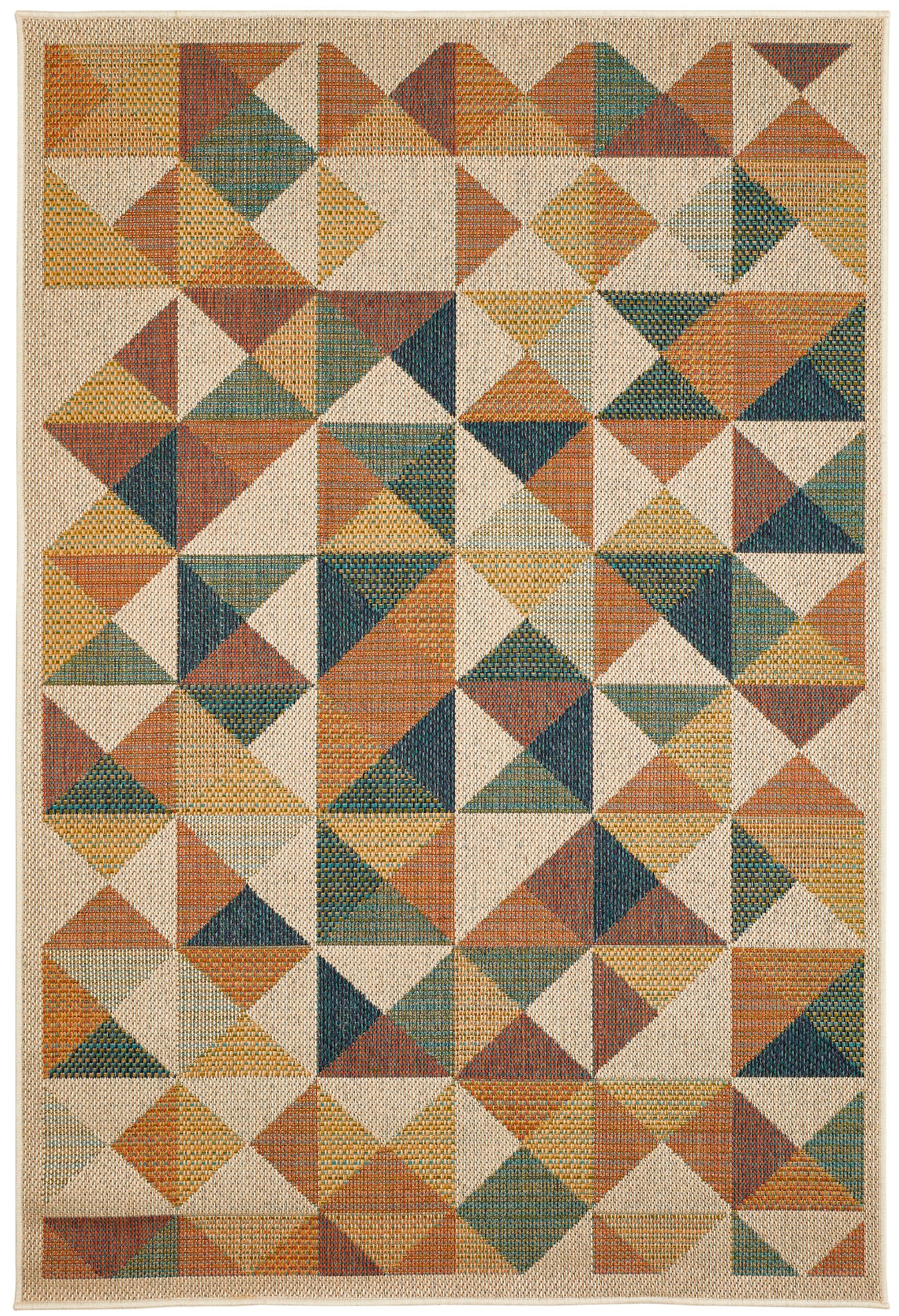 Image of Andiamo Teppich "Sedona Dreieck" rechteckig 6 mm Höhe Flachgewebe, modernes Design, In- und Outdoor geeignet
