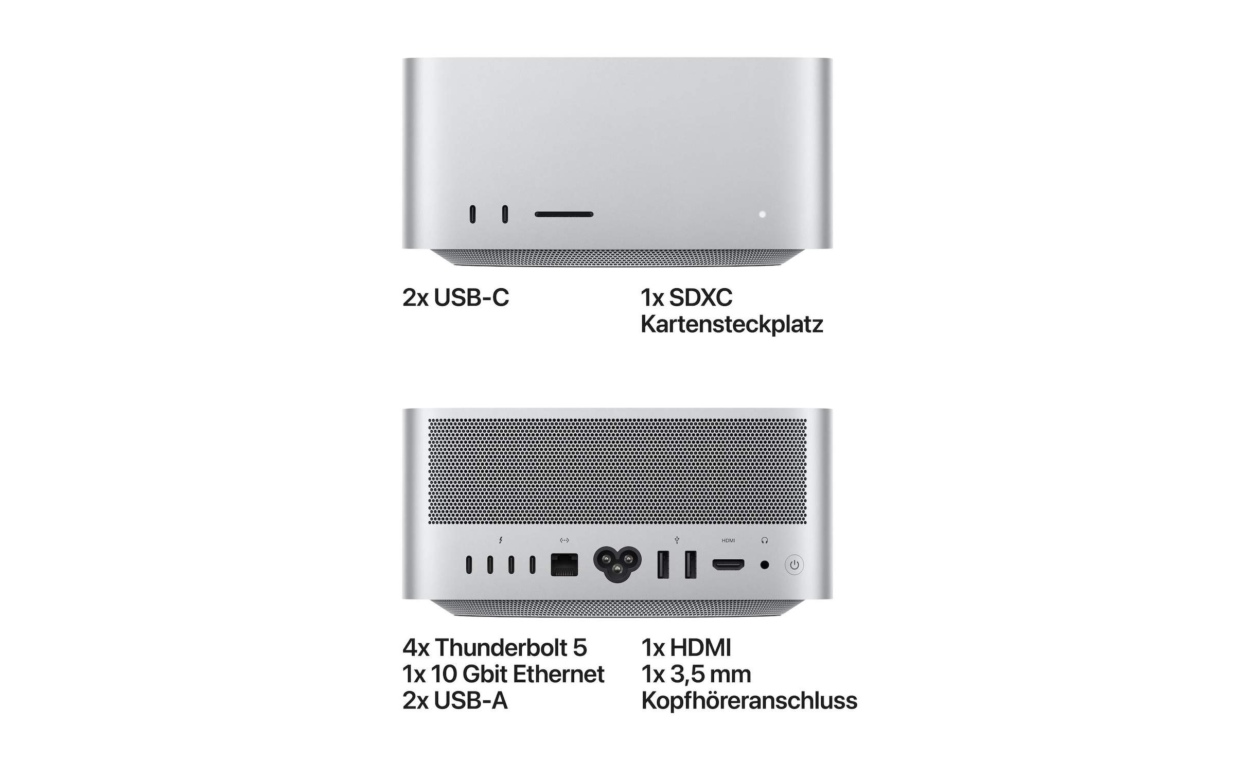 Apple PC »Mac Studio M5 Max (18C CPU/ 32C GPU/ 36 GB/ 512 GB)«