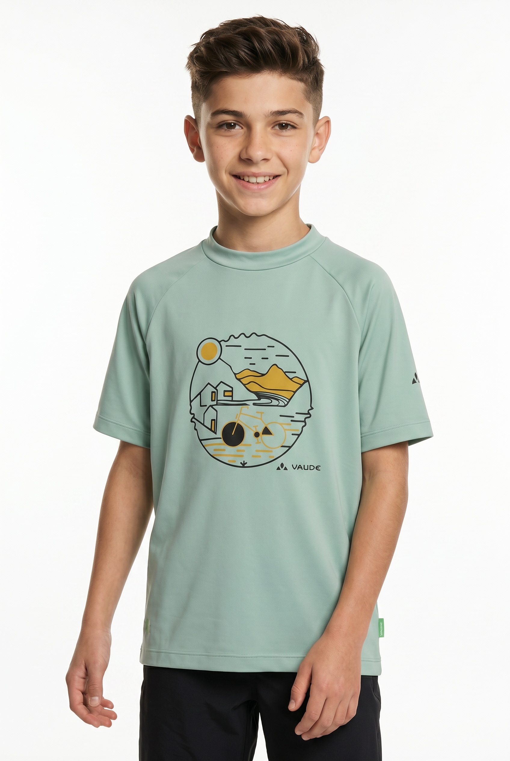 Image of VAUDE Funktionsshirt "Solaro" für Kinder, elastisches Material, schnelltrocknend, hoher UV-Schutz