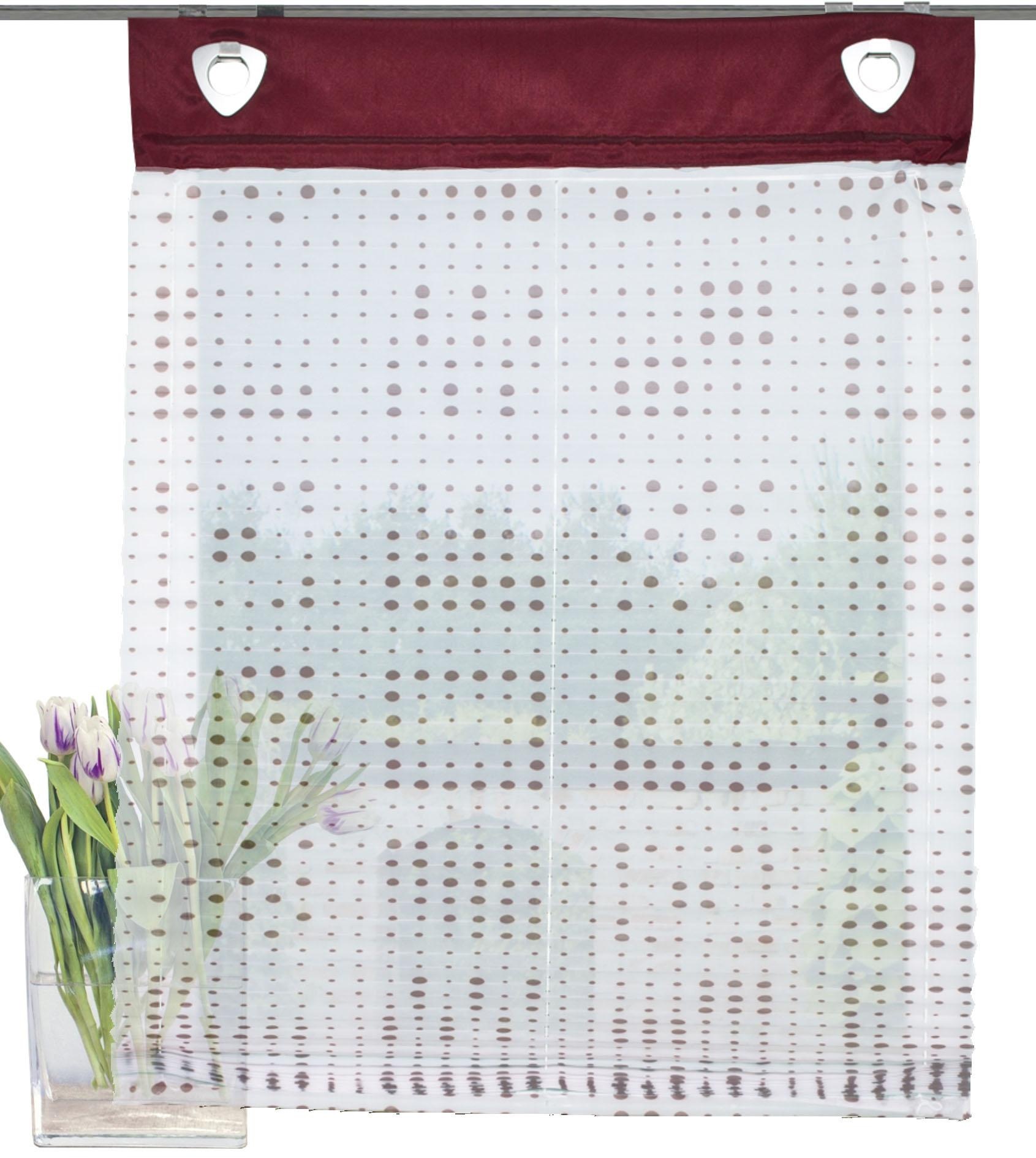 Image of HOME WOHNIDEEN Raffrollo »TIENEKE«, mit Ösen, ohne Bohren, freihängend bei Ackermann Versand Schweiz