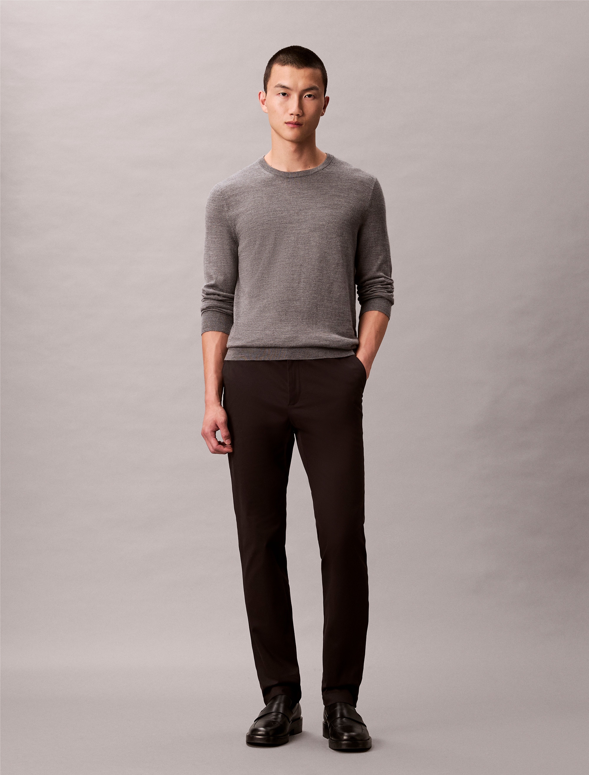 Calvin Klein Chinos »SLIM SATEEN CHINO TROUSER«  slim fit