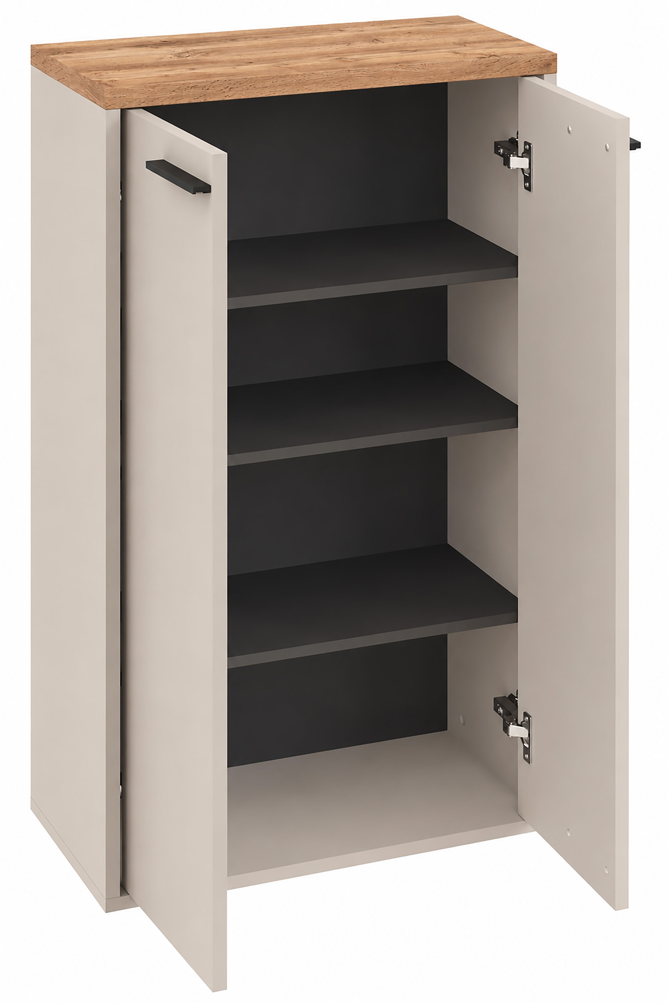 Schildmeyer »Saga, mit fühlbarer Holzstruktur, Breite 55 cm, Made in Germany« 1 Stk. tlg. Eiche Landhaus Dekor mit fühlbarer Struktur, Made in Germany