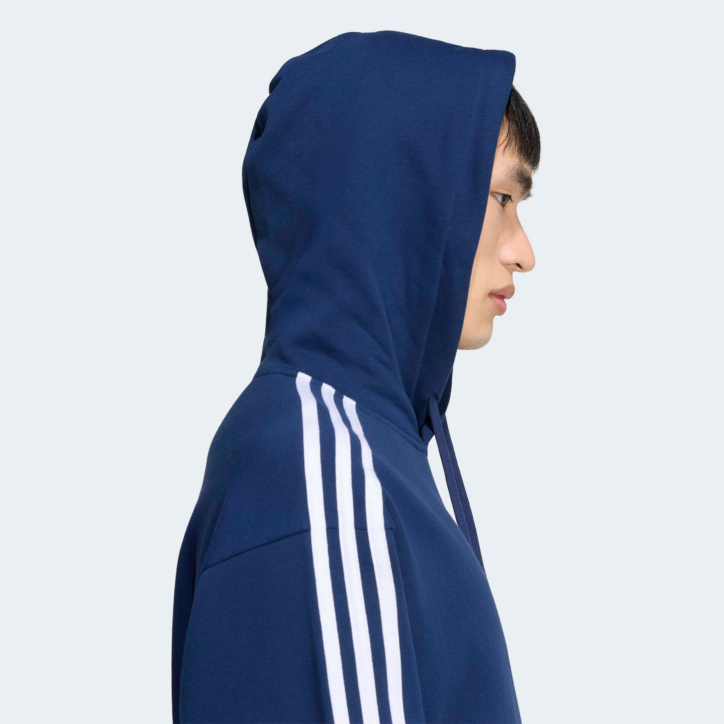 adidas Sportswear Kapuzensweatshirt »ESSENTIALS 3-STREIFEN FRENCH TERRY HOODIE«

