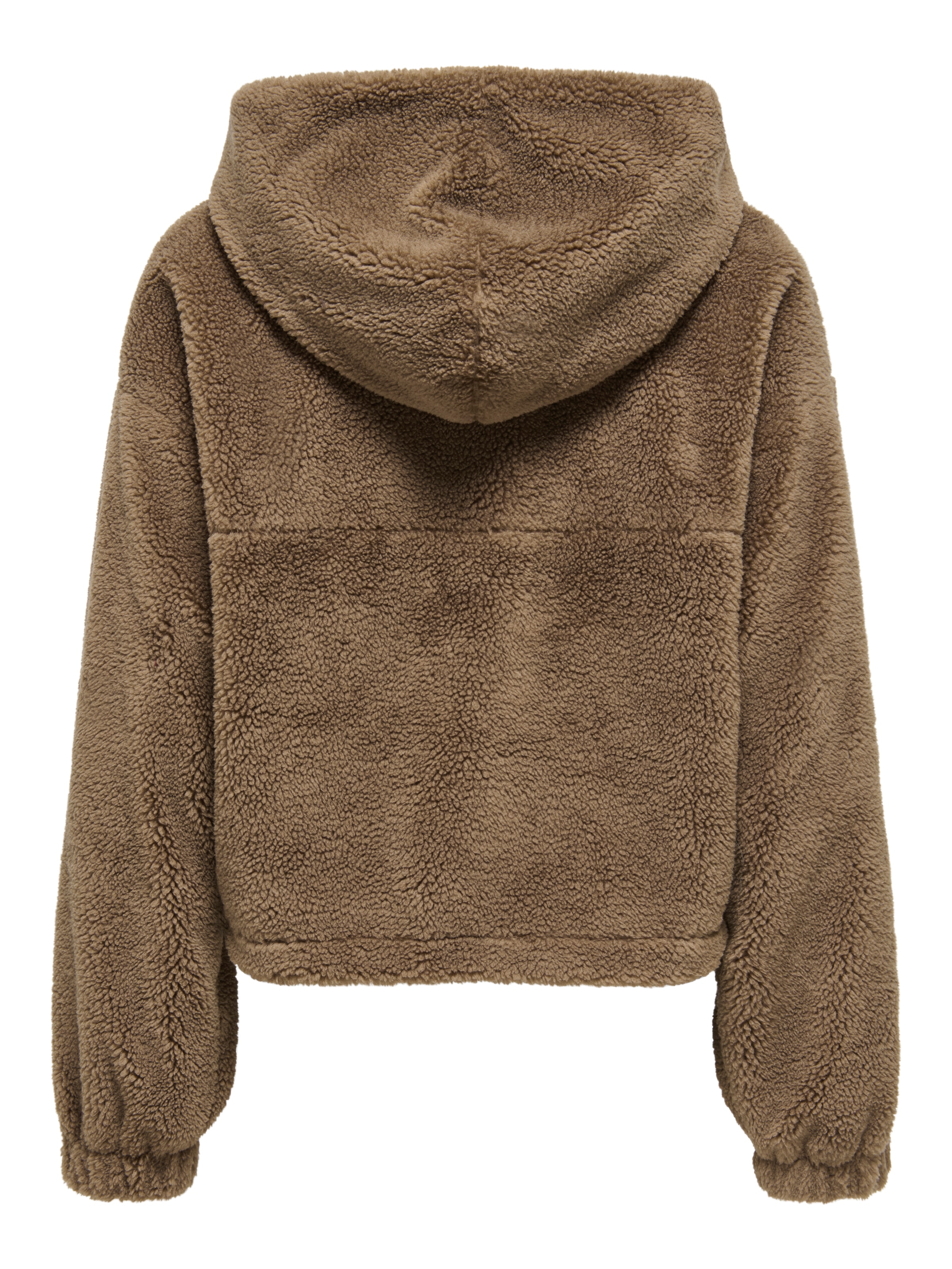 ONLY Fleecejacke »ONLSIENA TEDDY ANORAK LIFE CC OTW«, mit Kapuze
