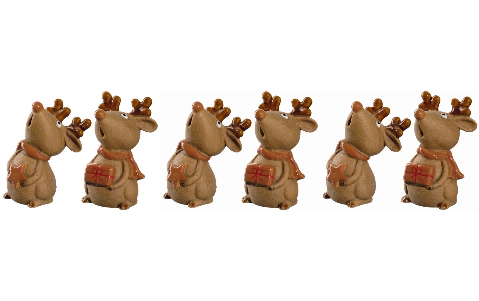 Image of LEONARDO Weihnachtsfigur »12 cm Elch«, (6 St.) bei Ackermann Versand Schweiz