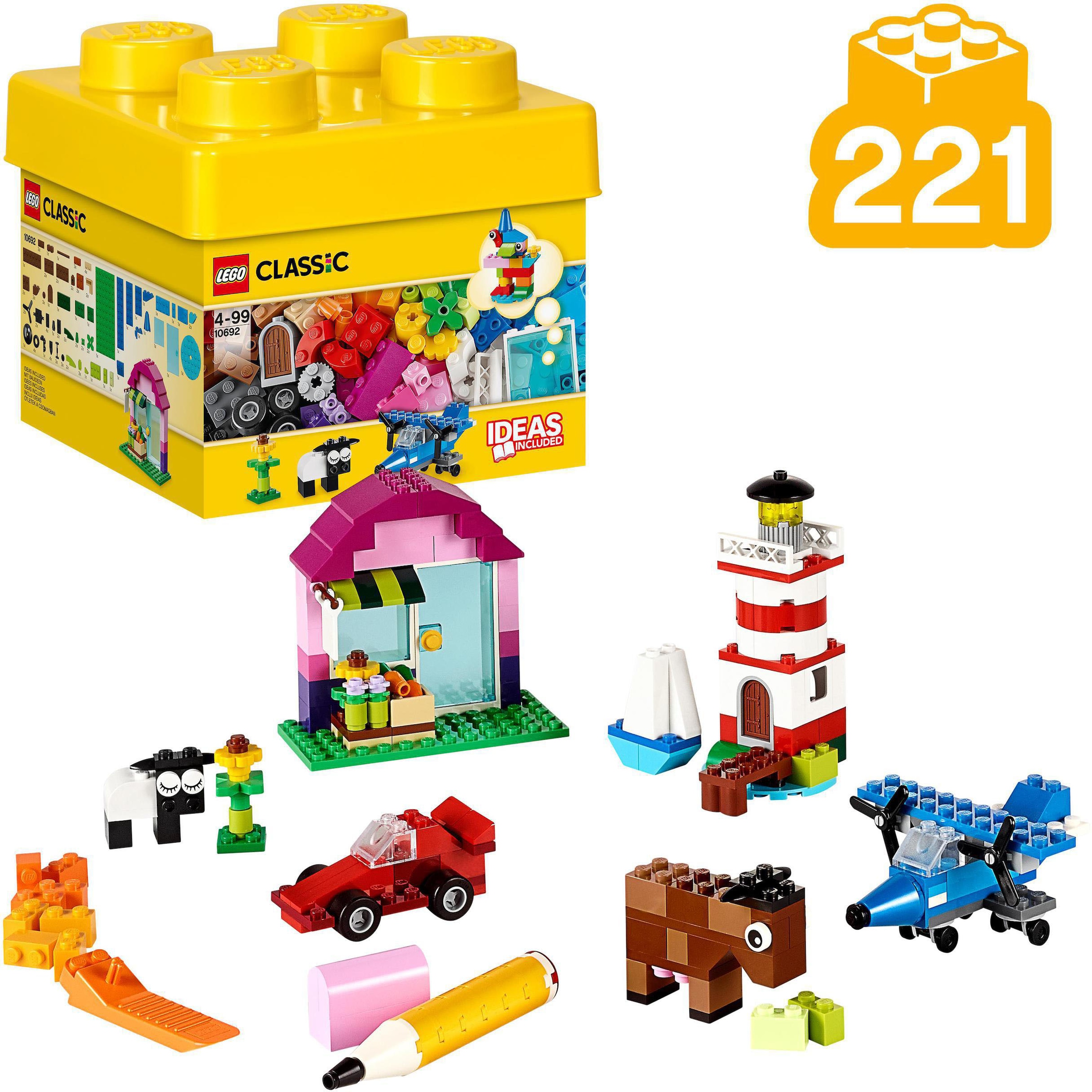 Image of LEGO® Konstruktionsspielsteine »LEGO® Bausteine-Set (10692), LEGO® Classic«, (221 St.), Made in Europe bei Ackermann Versand Schweiz