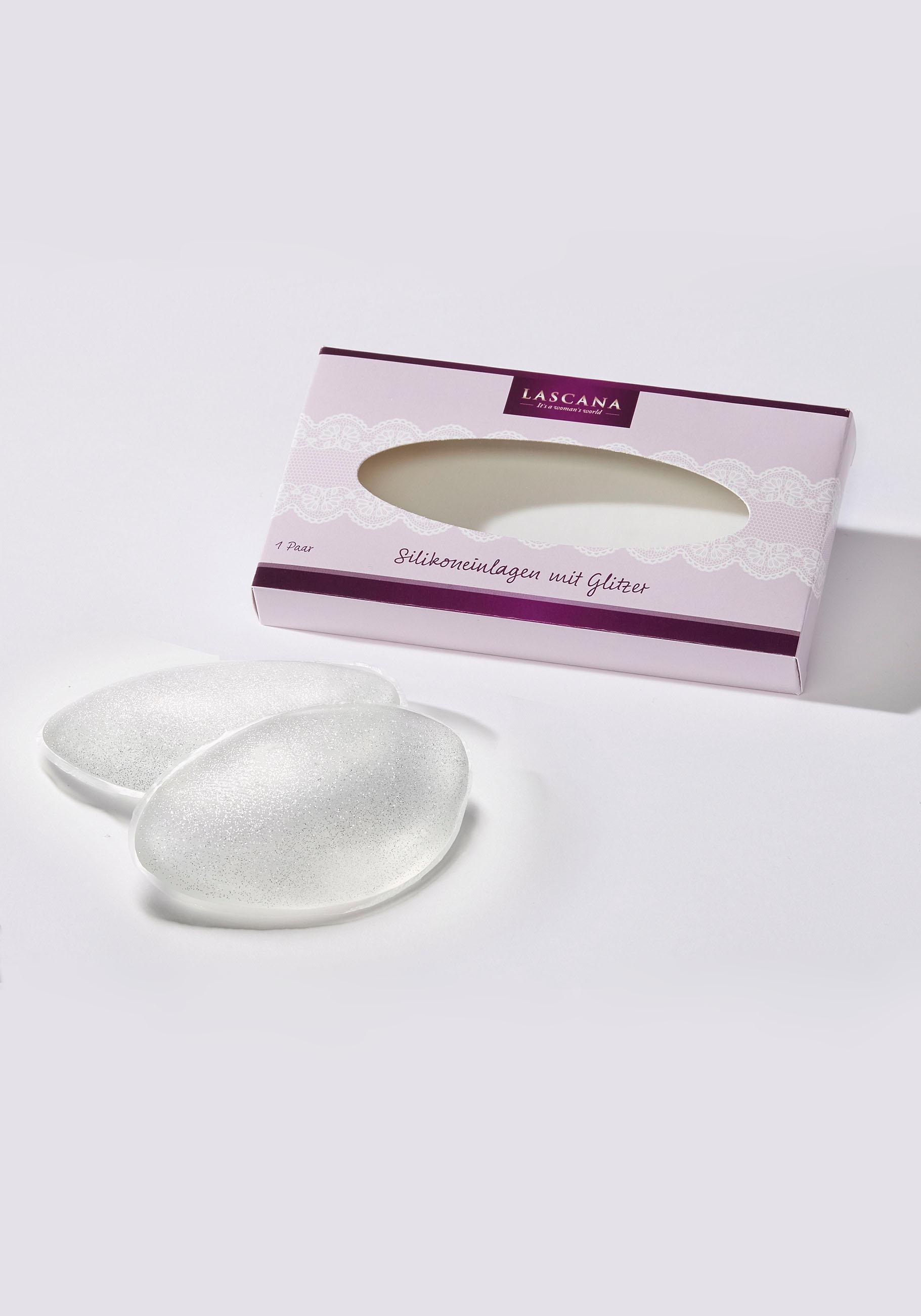 Image of LASCANA BH-Einlagen, transparent mit leichtem Glitter bei Ackermann Versand Schweiz