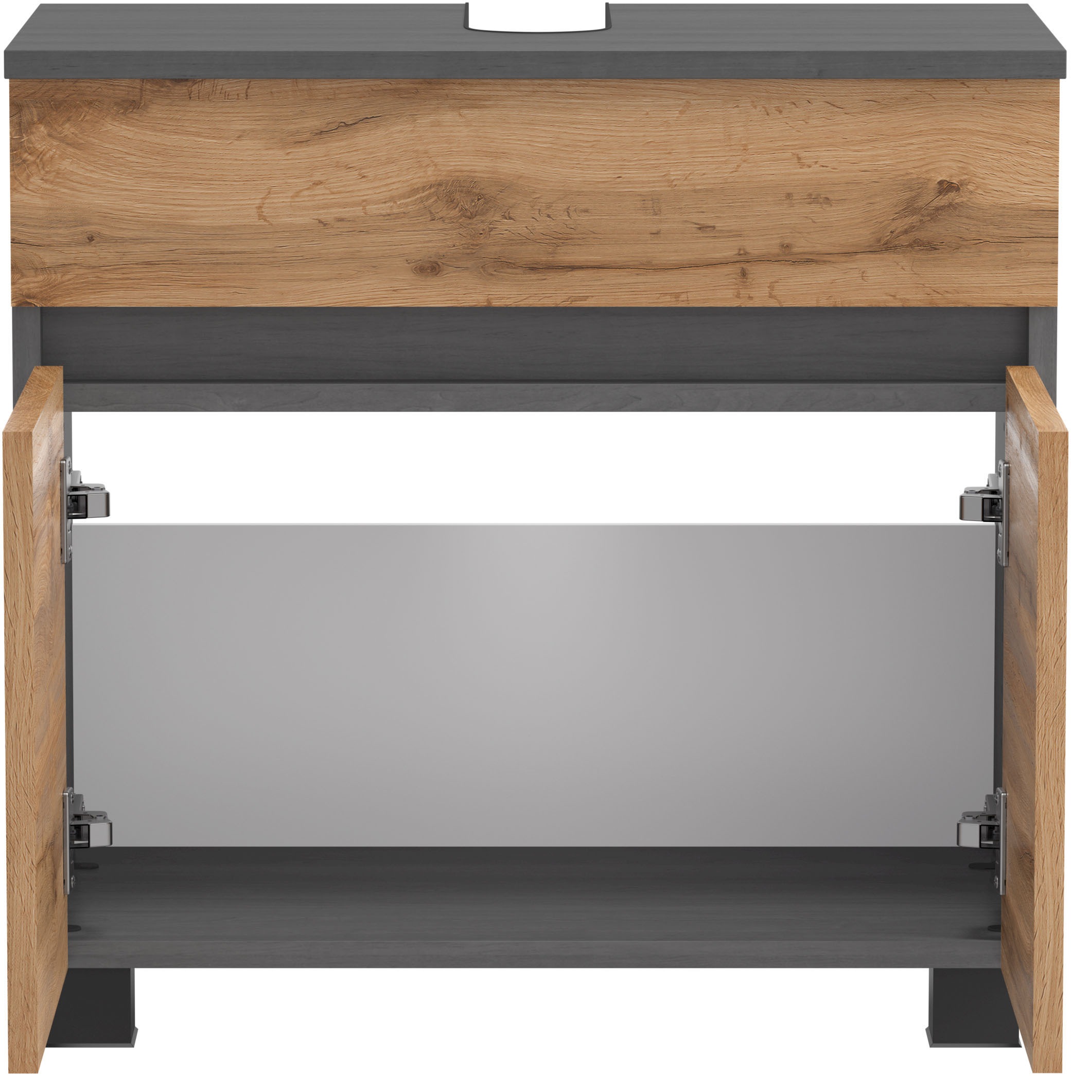 GOODproduct Badmöbel-Set »BOZEN, 4-tlg. Unterbecken-Set - Midischrank«