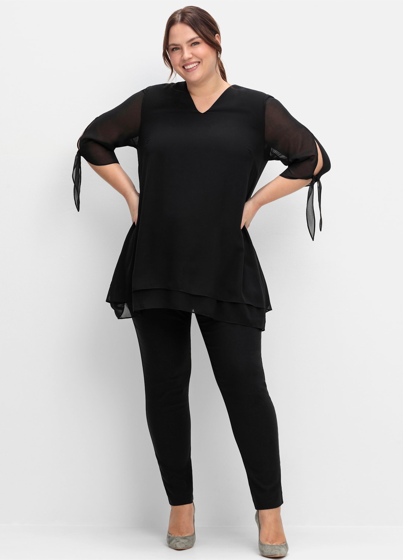 Sheego Chiffonbluse