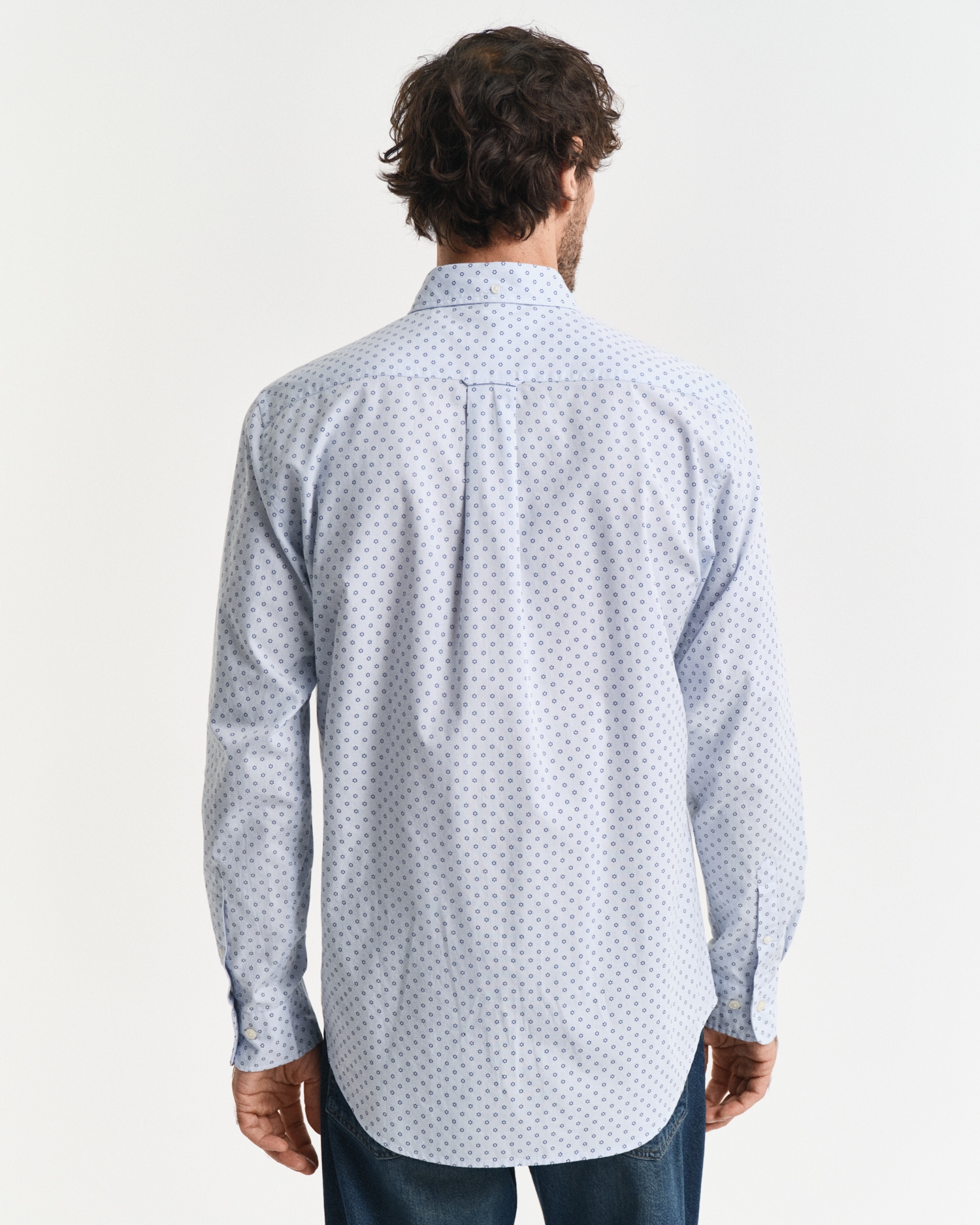 Gant Langarmhemd »REG MICRO PRINT SHIRT«, mit modischem Muster