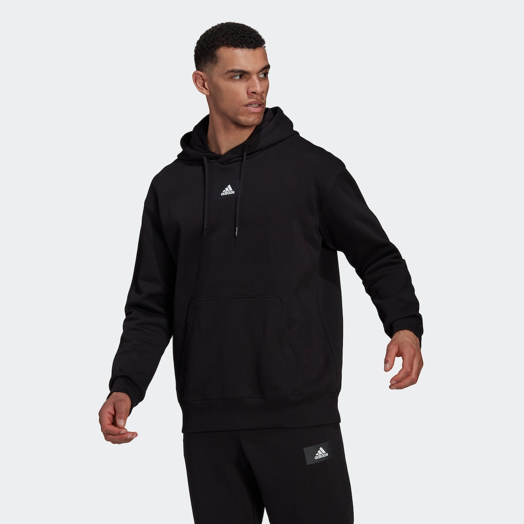 adidas Sportswear Kapuzensweatshirt »ESSENTIALS FEELVIVID COTTON FLEECE DROP SHOULDER HOODIE«