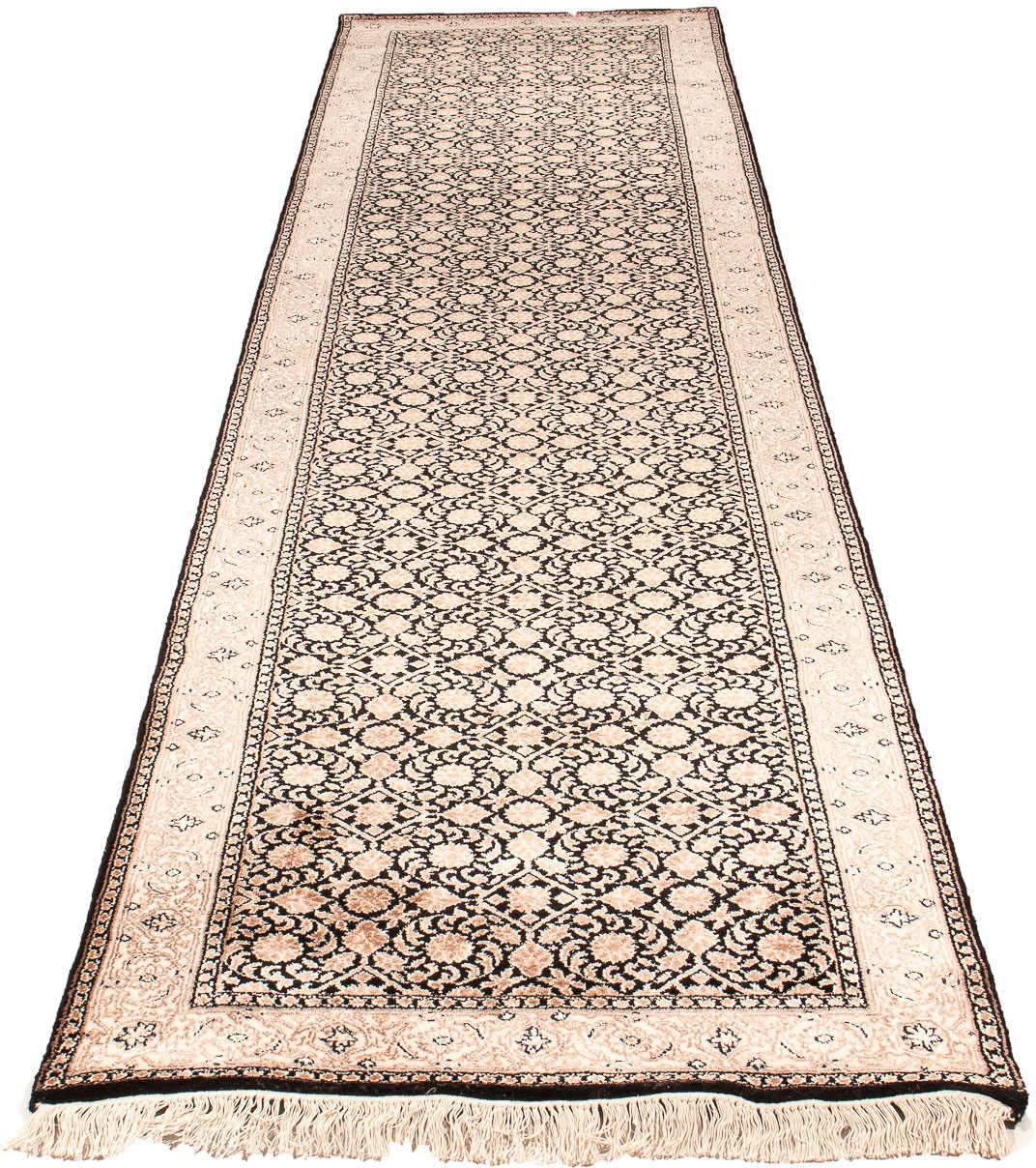 Image of morgenland Orientteppich »Perser - Bidjar - 365 x 82 cm - dunkelblau«, rechteckig, 15 mm Höhe, Wohnzimmer, Handgeknüpft, Einzelstück mit Zertifikat bei Ackermann Versand Schweiz