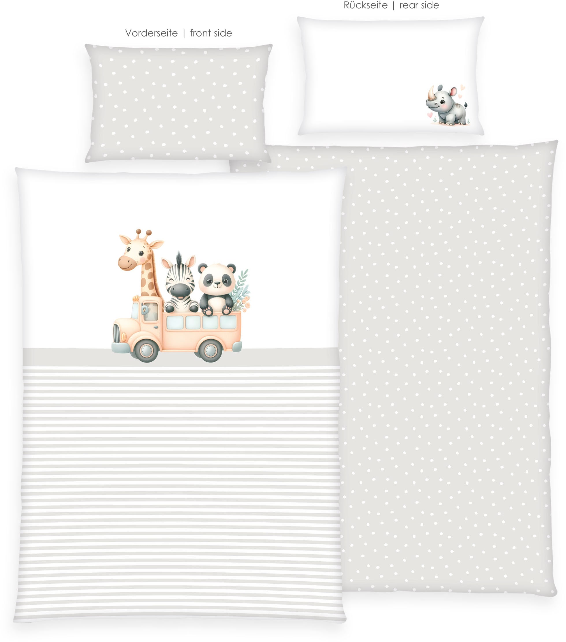 Baby Best Babybettwäsche »babybest Adventure Buddies« 2 Stk.