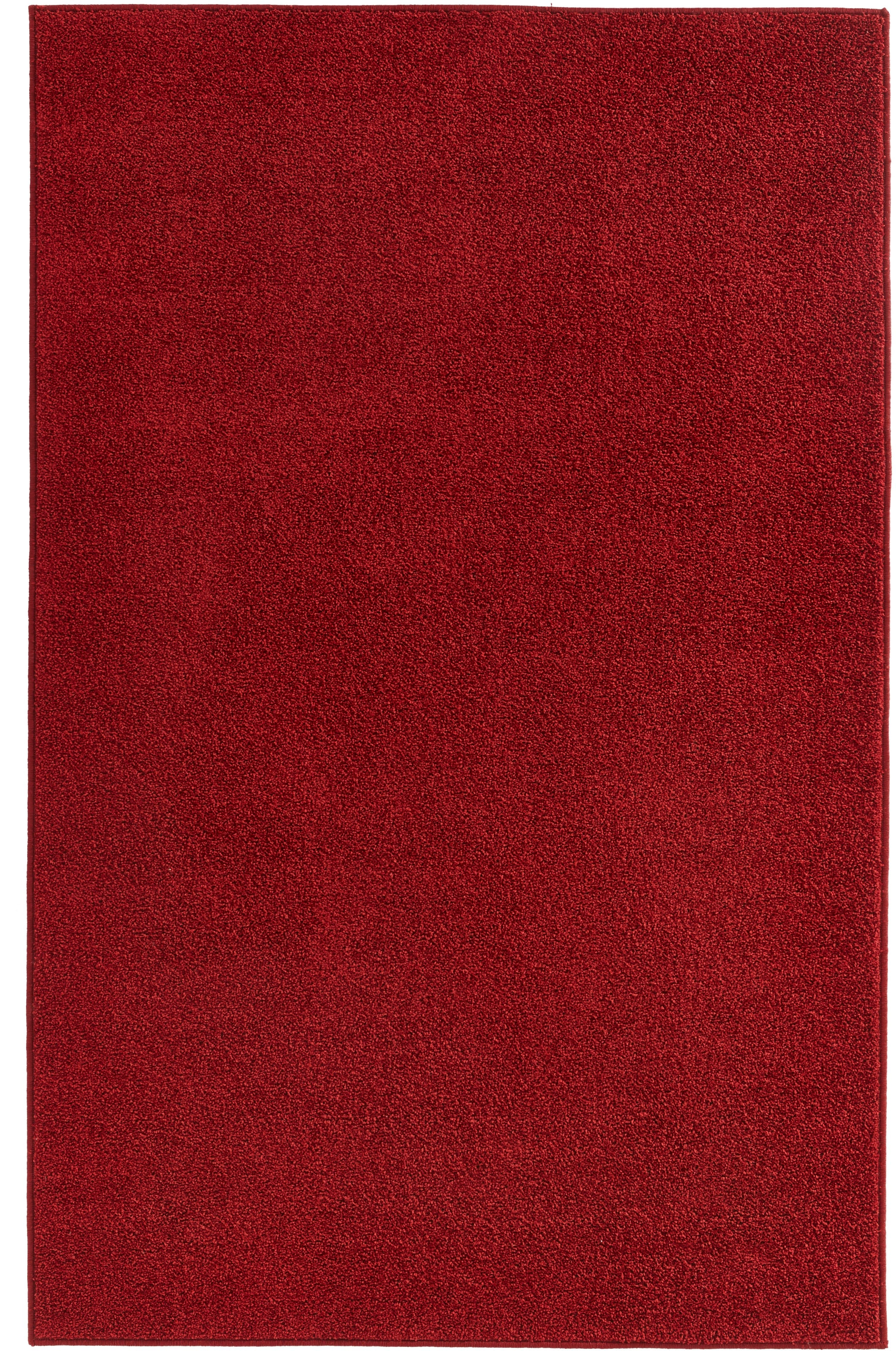 HANSE Home Teppich »Pure 100 Kurzflor«, rechteckig, 13 mm Höhe, Kurzflor, uni, umkettelt, Läufer, Wohnzimmer, Kinderzimmer, Flur