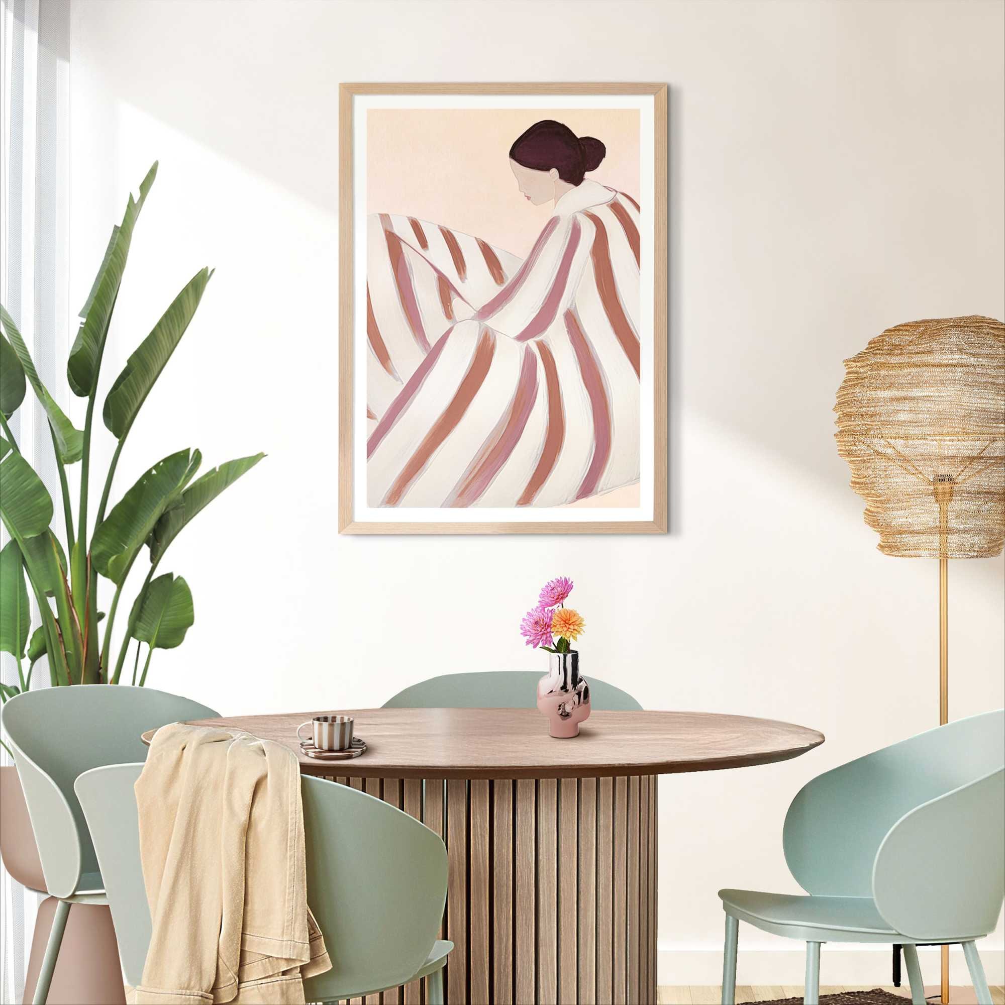 Image of Reinders Bilderrahmen "Poster 50x70 buche" 1 Stk. tlg. Wohnzimmer - Buche - MDF - Kein Thema - 53,5x73,5 cm