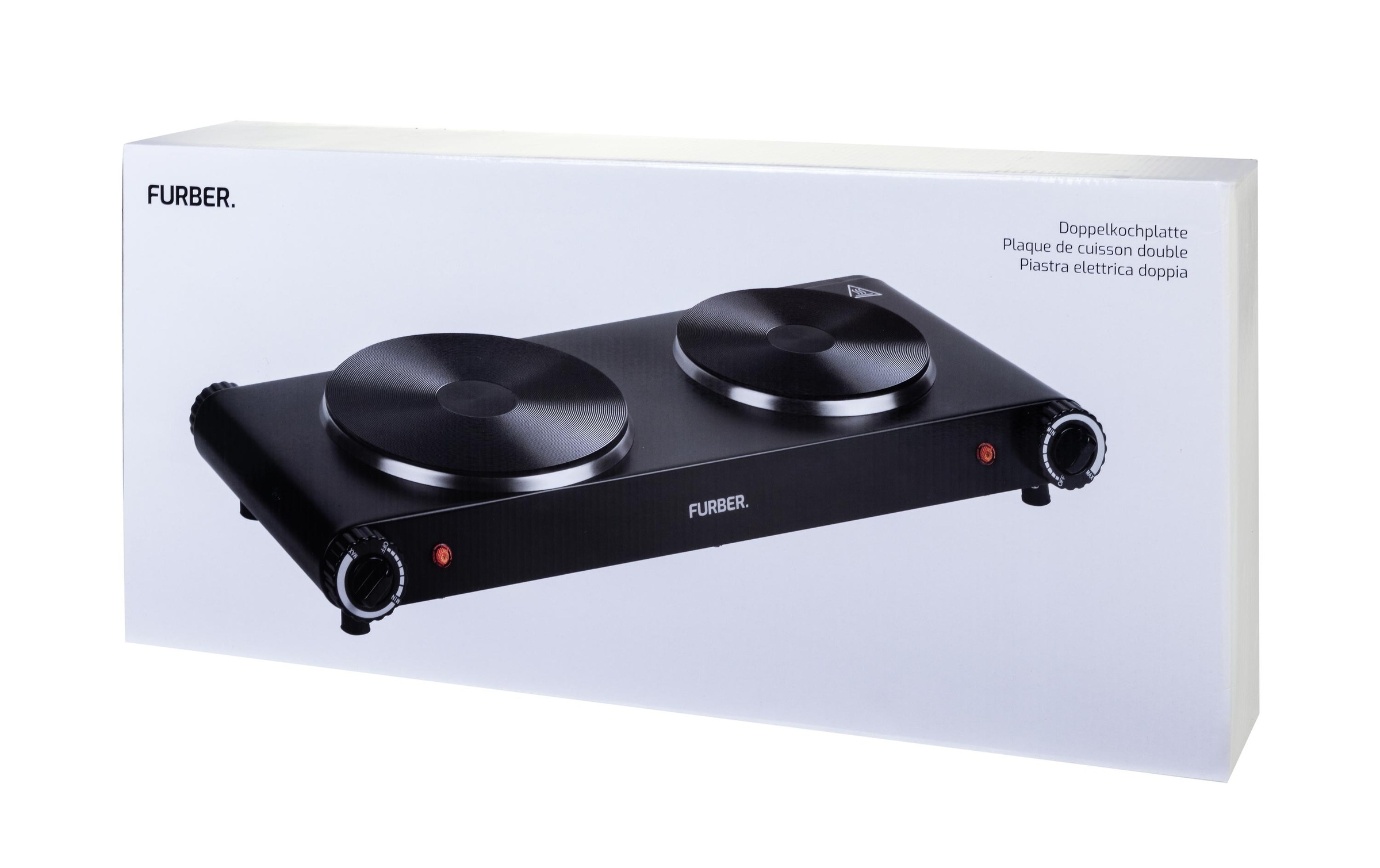 FURBER Doppelkochplatte »1500 W / 1000 W«