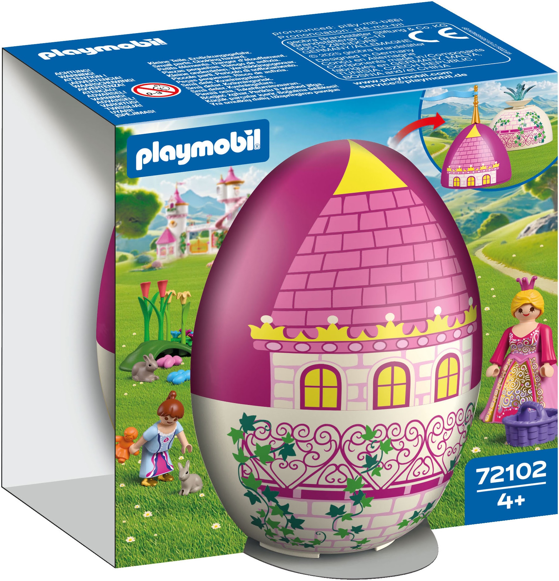 Playmobil® Konstruktions-Spielset »Spiel-Ei: Prinzessin (72102), Princess«