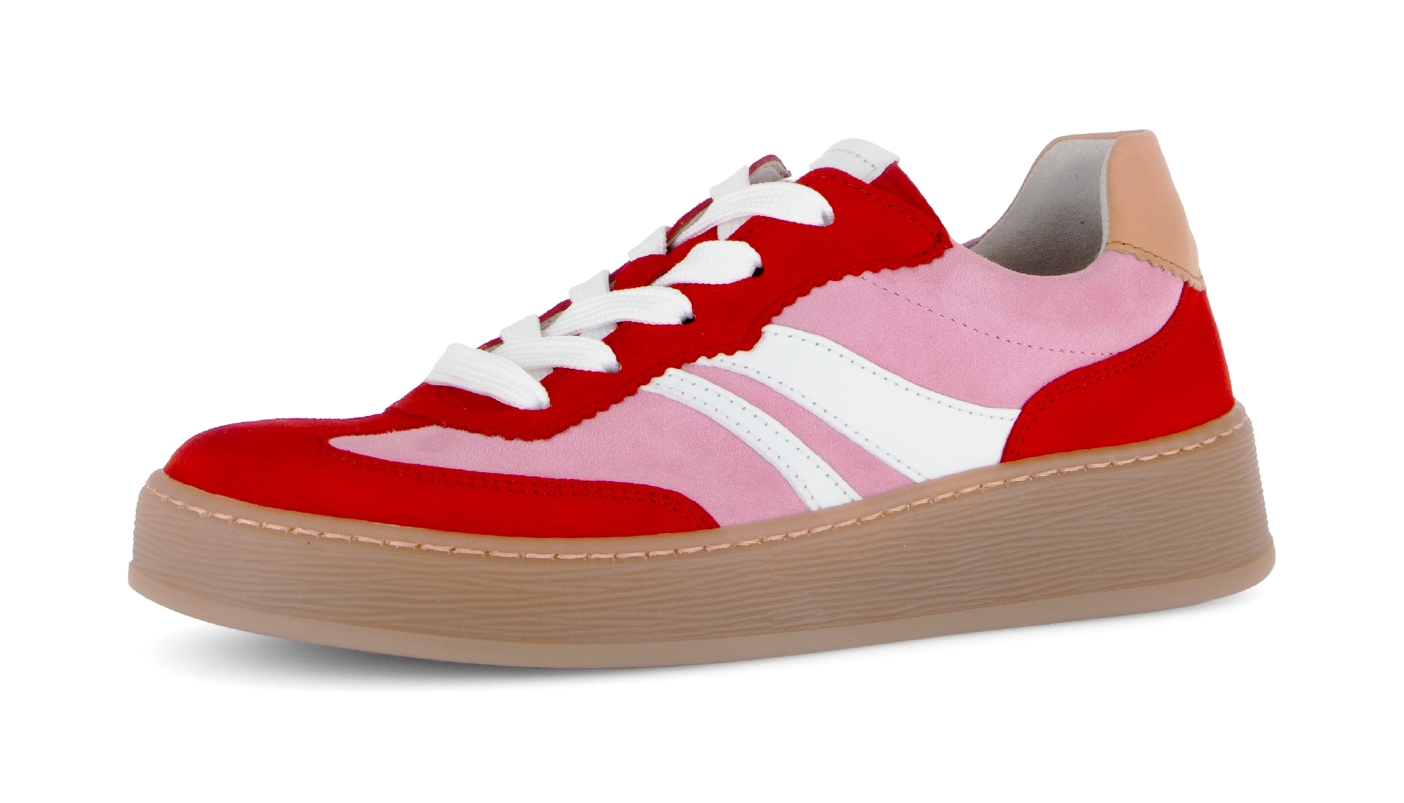 Image of Gabor Plateausneaker "FLORENZ" Freizeitschuh, Halbschuh, Schnürer, im Retrolook, Weite G (=weit)